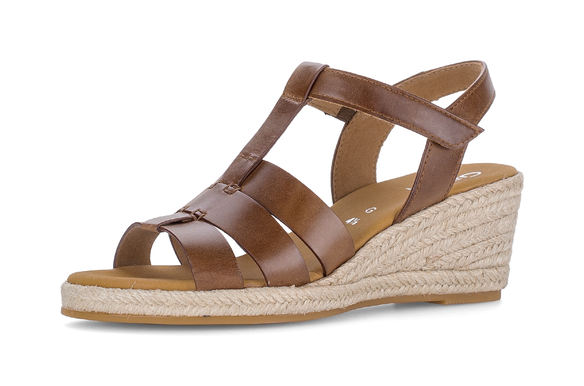 Gabor Keilsandalette "Athen", Sommerschuh, Riemchensandale in Schuhweite G (=weit)