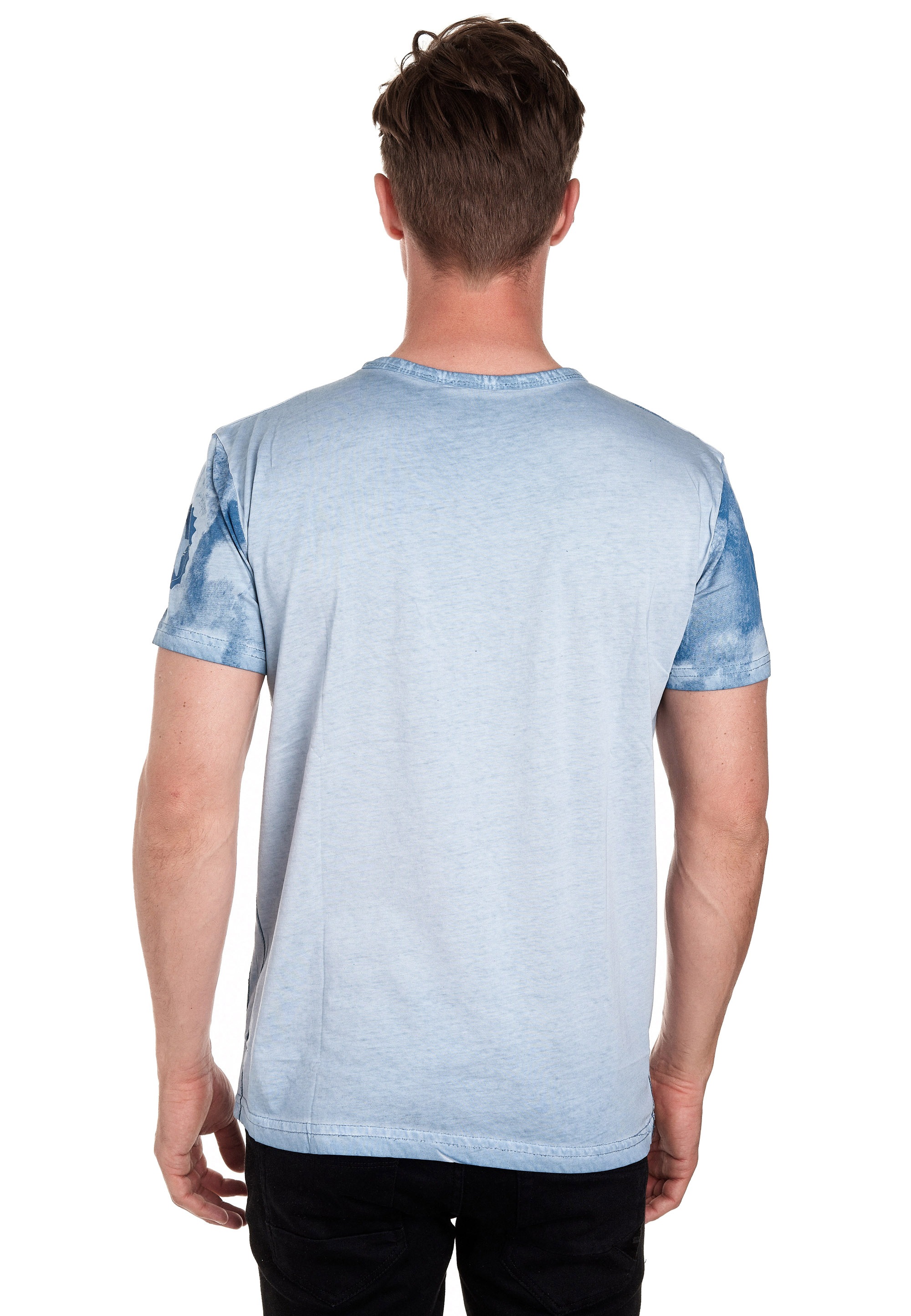 Rusty Neal T-Shirt, in tollem Batik-Design