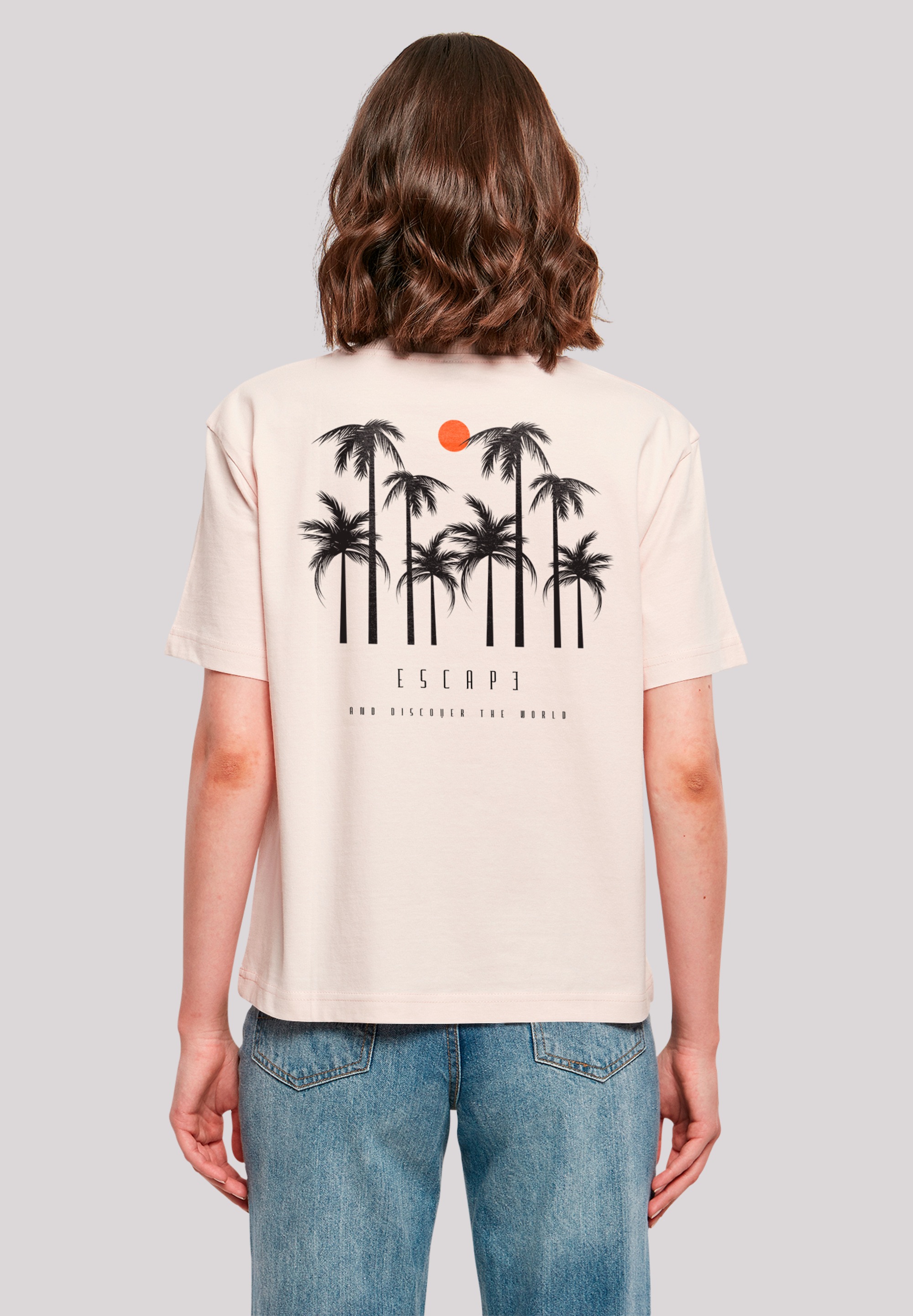 F4NT4STIC T-Shirt "Escape Discover the World Palm Trees" Discover the World günstig online kaufen