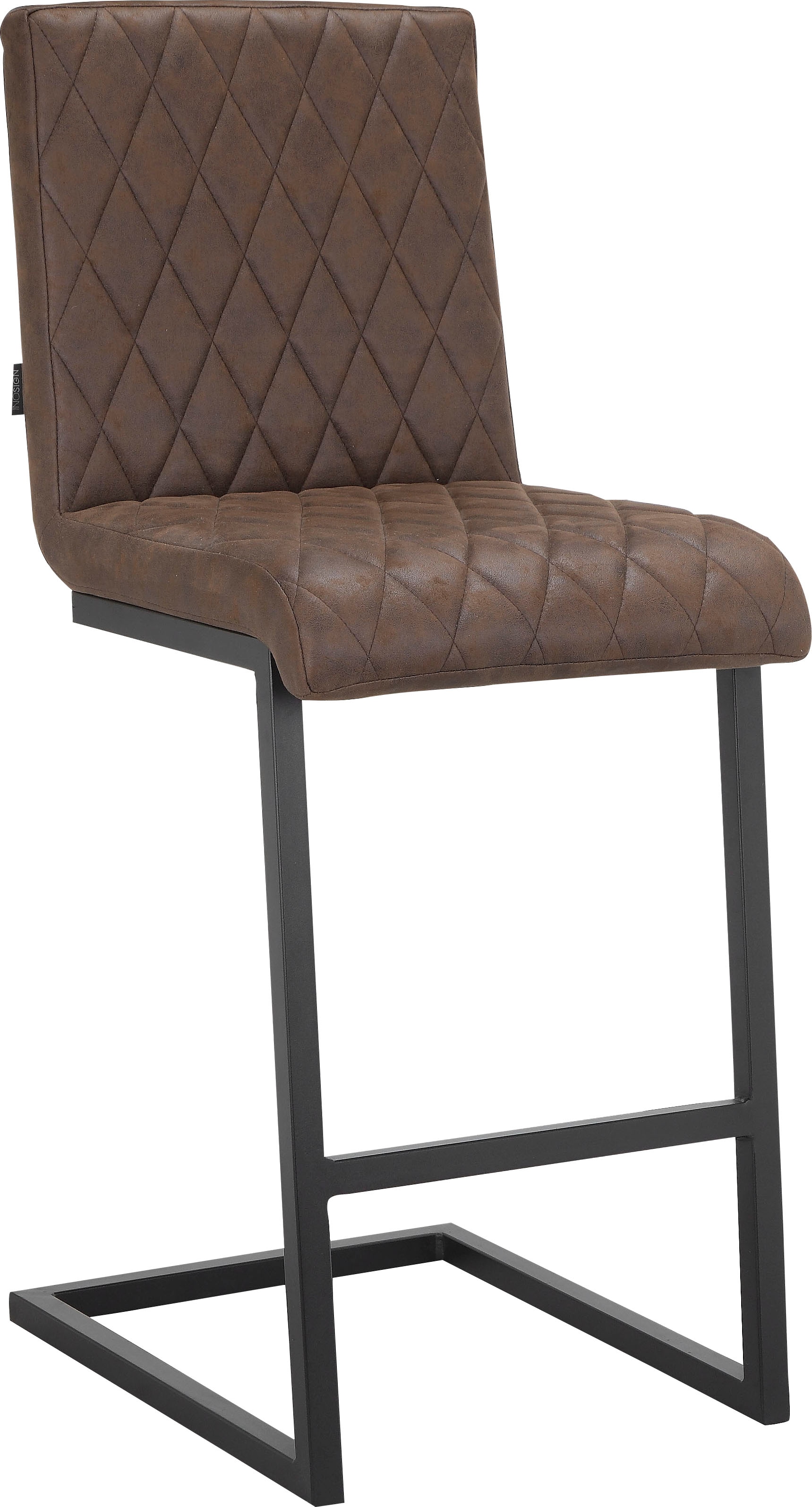 OTTO home Bistrostuhl "Janelle" () 2 Stk.Sitz und Rücken gepolstert, Nähte am Sitz und Rücken, Sitzhöhe 65 cm