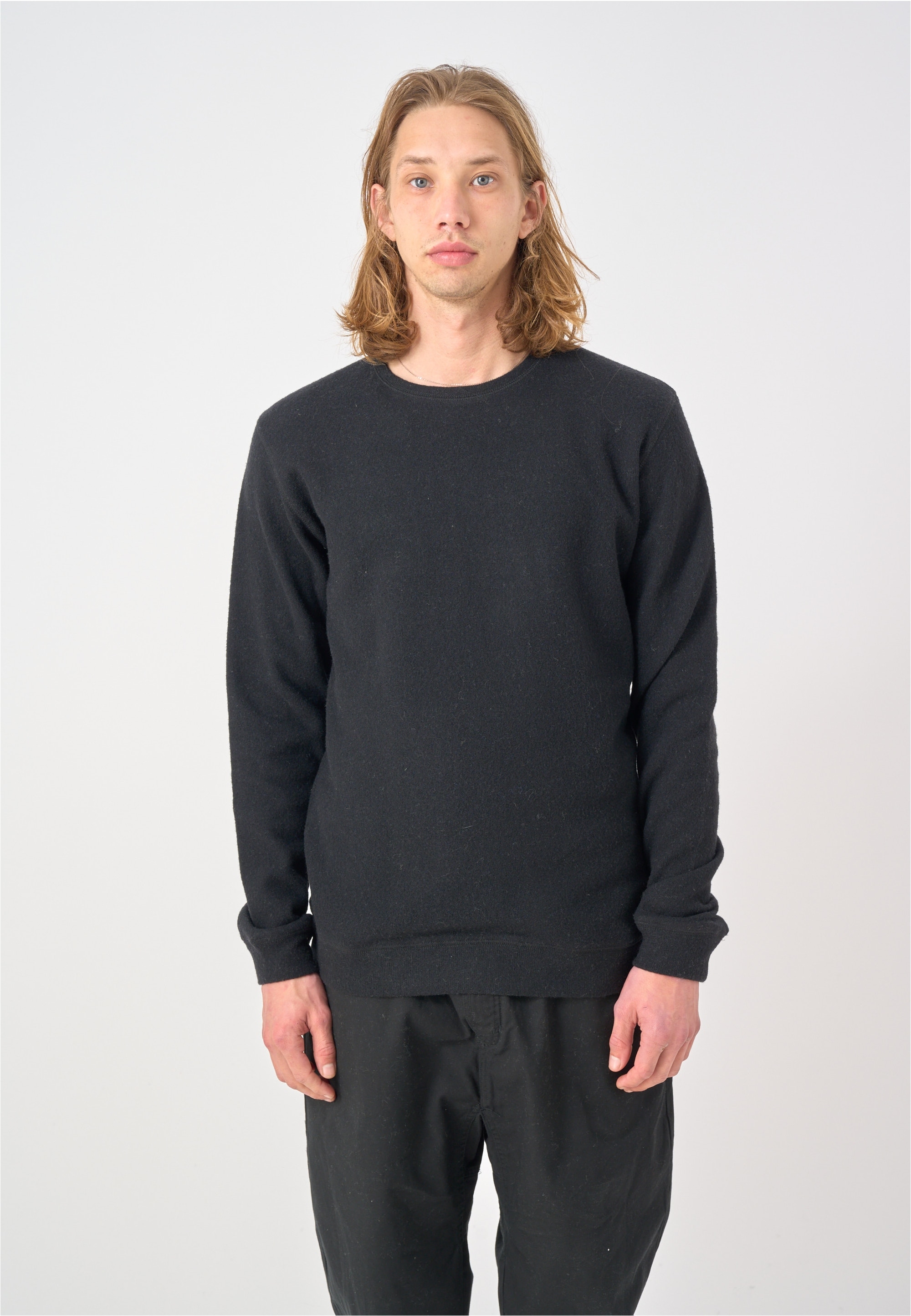 Cleptomanicx Sweatshirt "Noitch", aus gebondeter Wolle