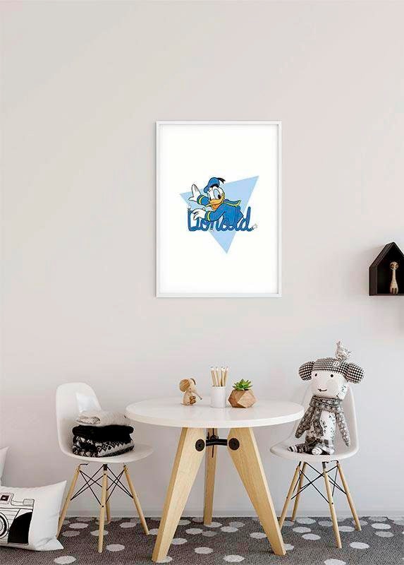 Komar Poster »Donald Duck Triangle«, Disney, (1 St.), Kinderzimmer, Schlafzimmer, Wohnzimmer