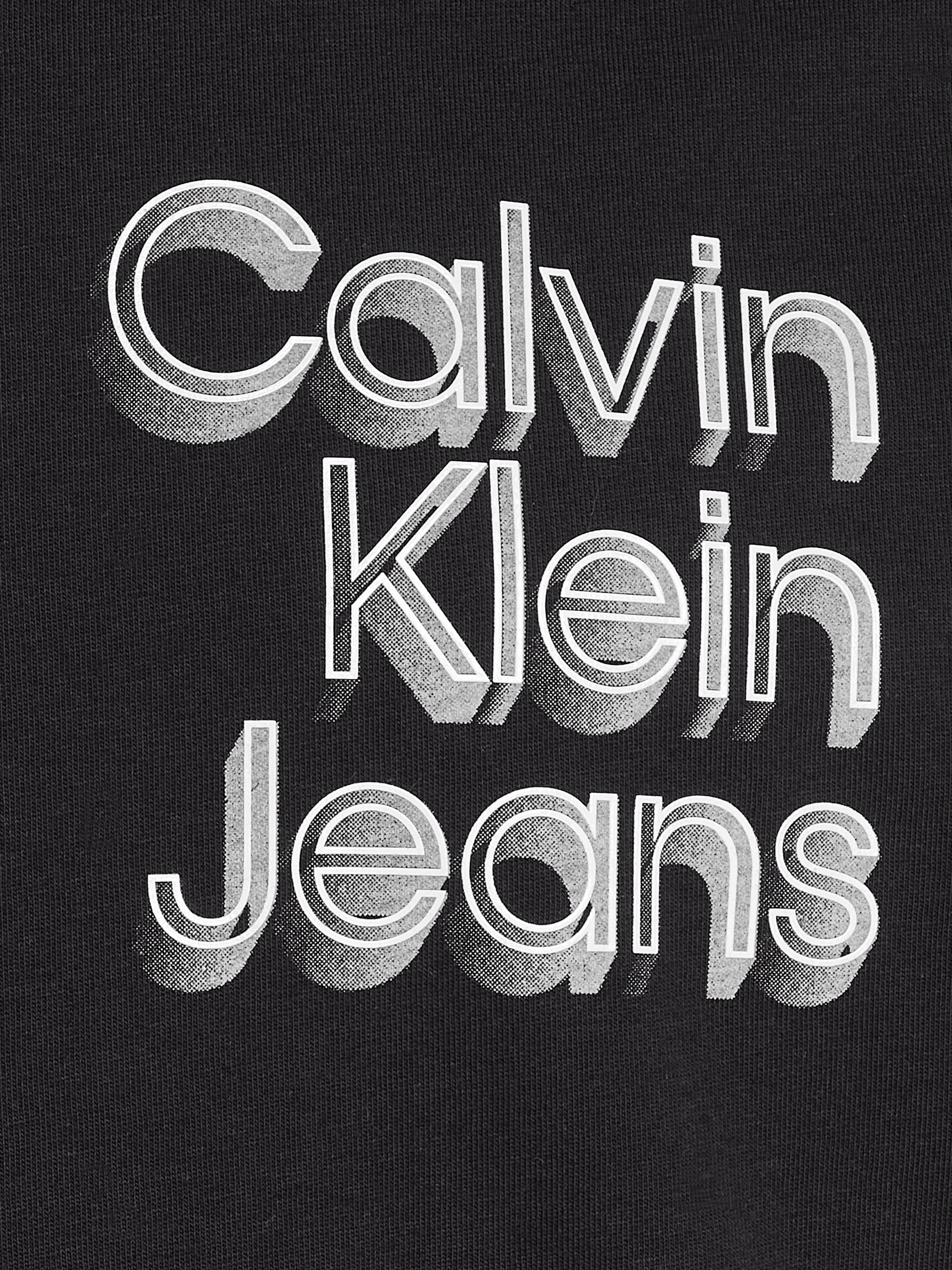 Calvin Klein Jeans T-Shirt »STACKED EUPHORIC LOGO TEE«, mit Logoschriftzug