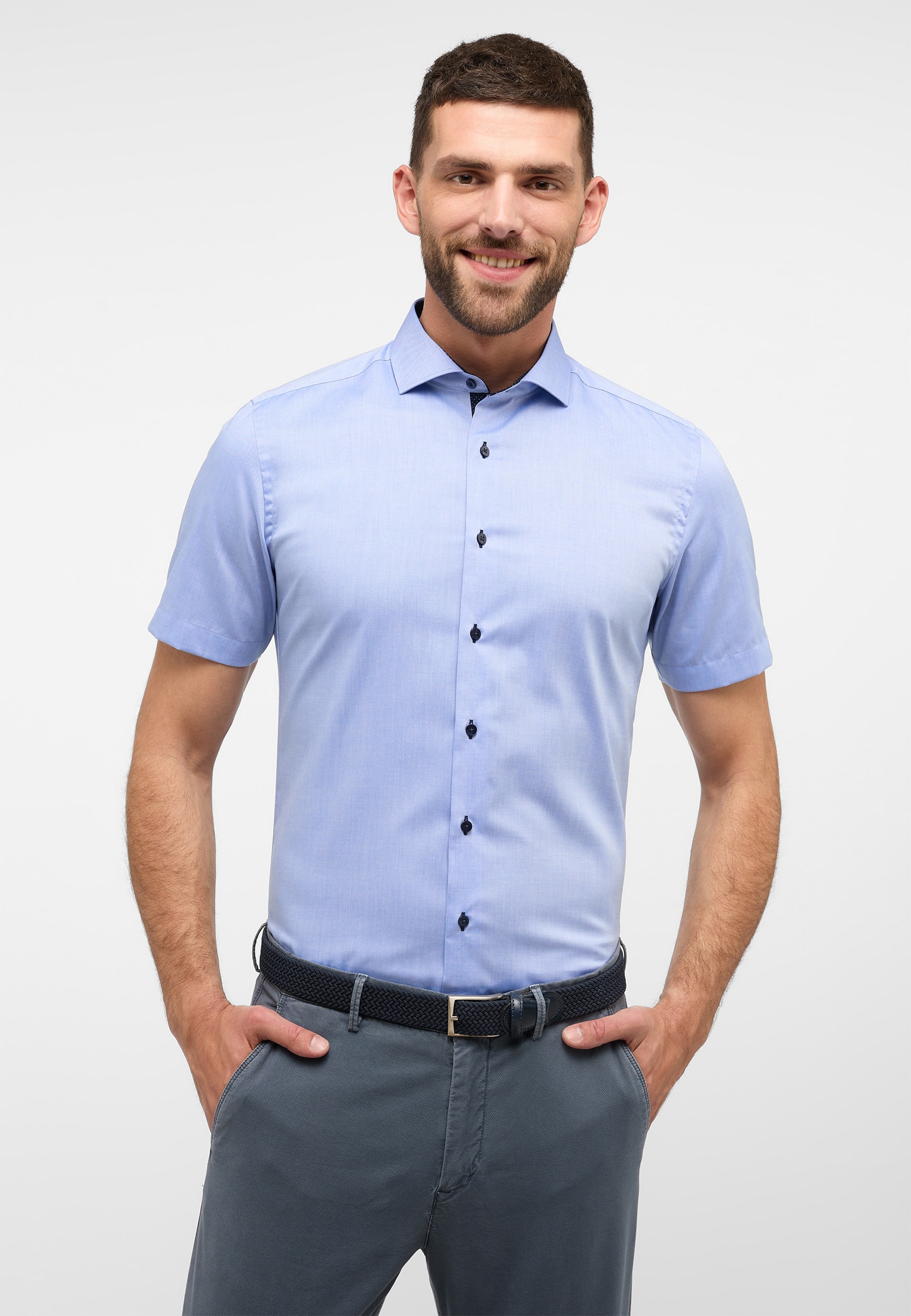 Eterna Kurzarmhemd "SLIM FIT" günstig online kaufen