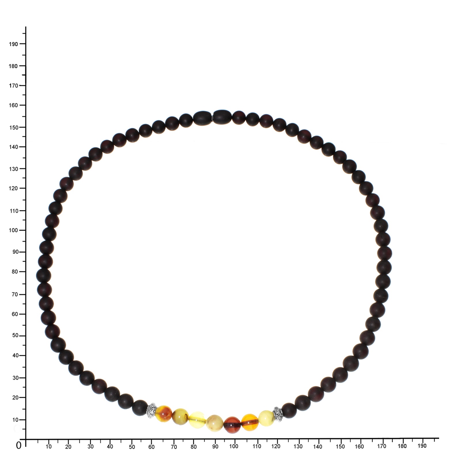 OSTSEE-SCHMUCK Gliederkette »Ostsee-Schmuck Kette Vivi 6 mm Kette Vivi 6 mm«, (1 tlg.)