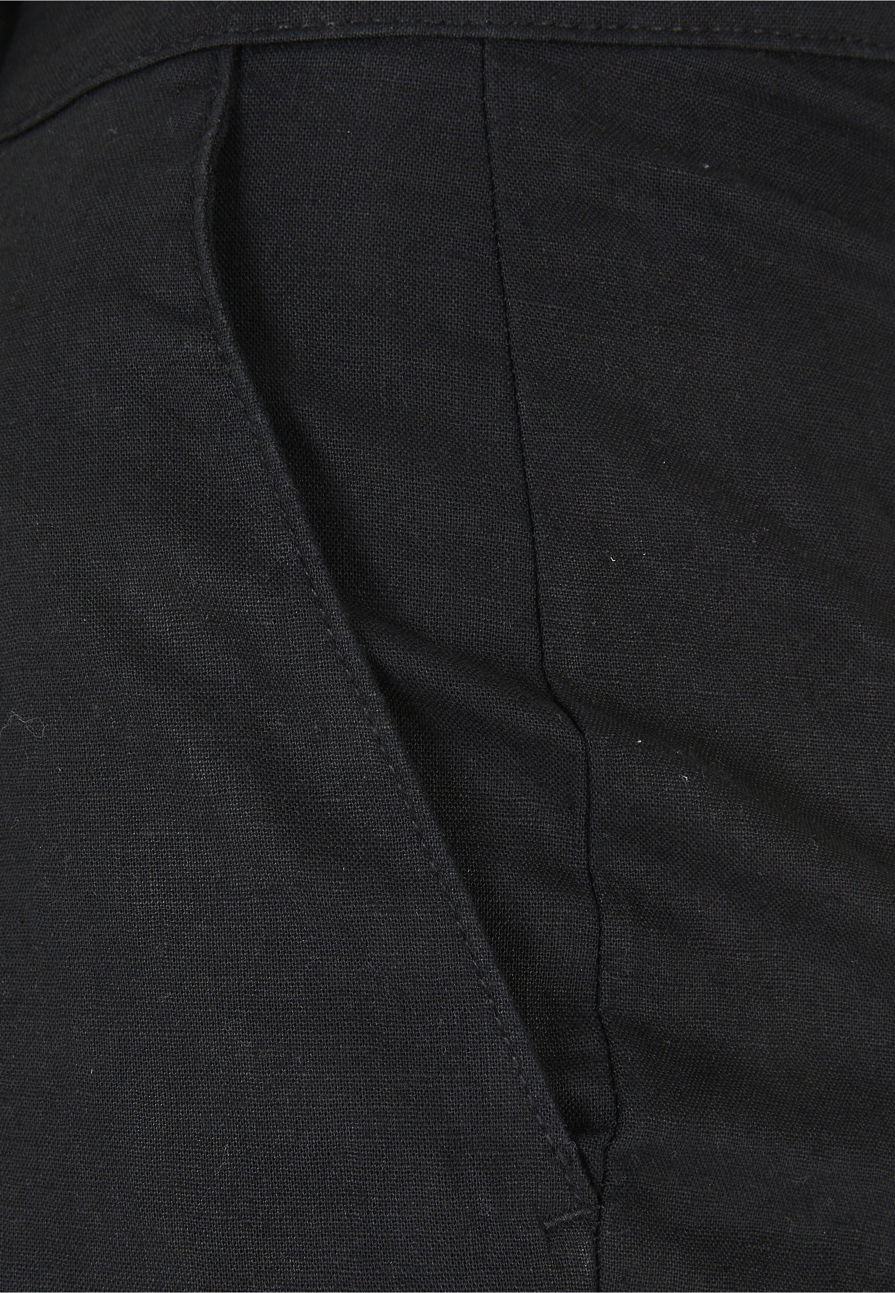 URBAN CLASSICS Stoffhose »Urban Classics Damen Ladies High Linen Mixed Wide Leg Pants«