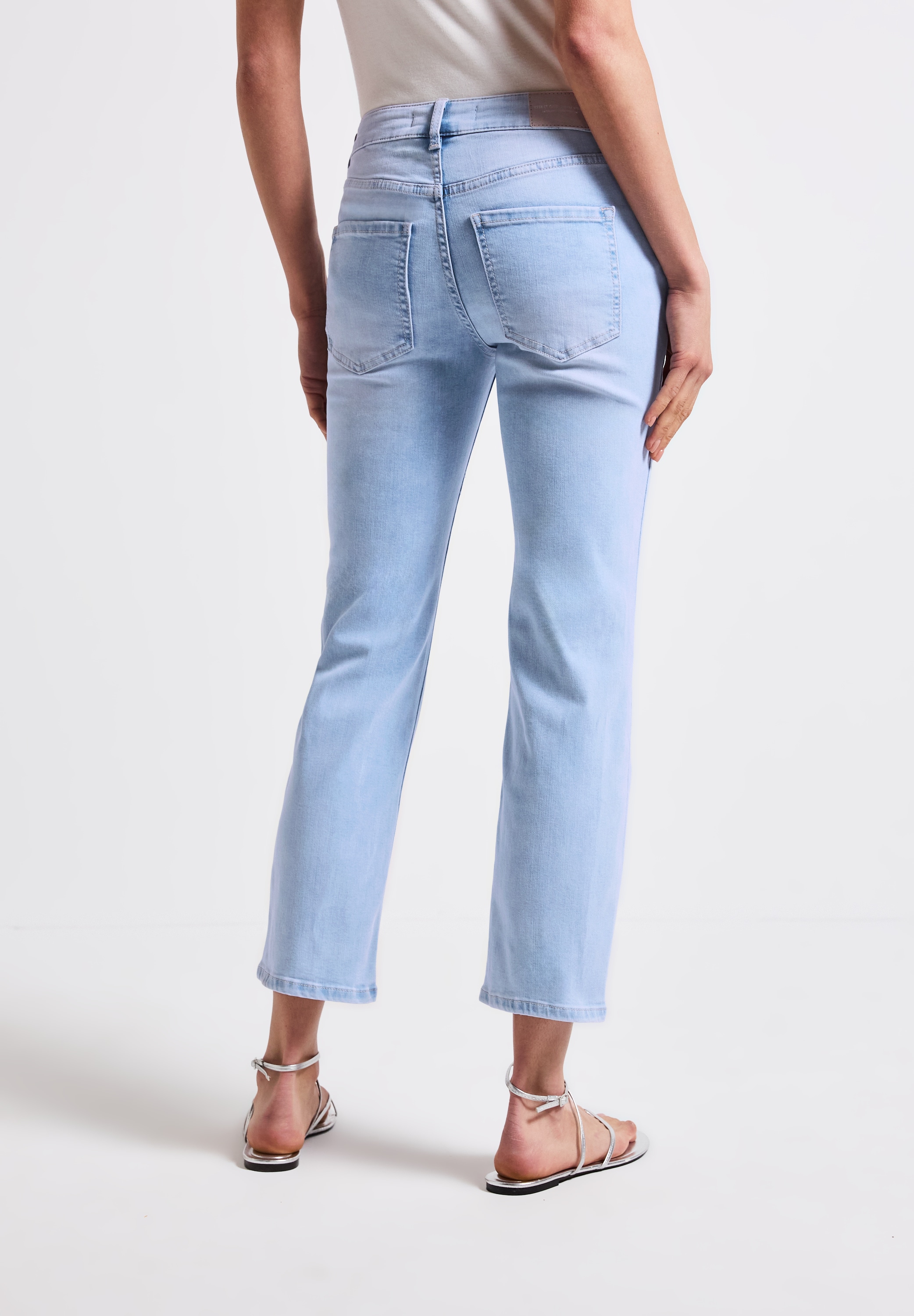 STREET ONE Straight-Jeans, Middle Waist günstig online kaufen