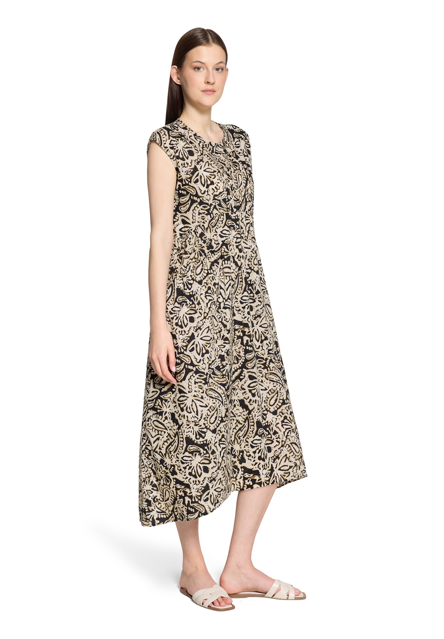 Cartoon Midikleid »Damen mit Muster« Ohne Tasche
