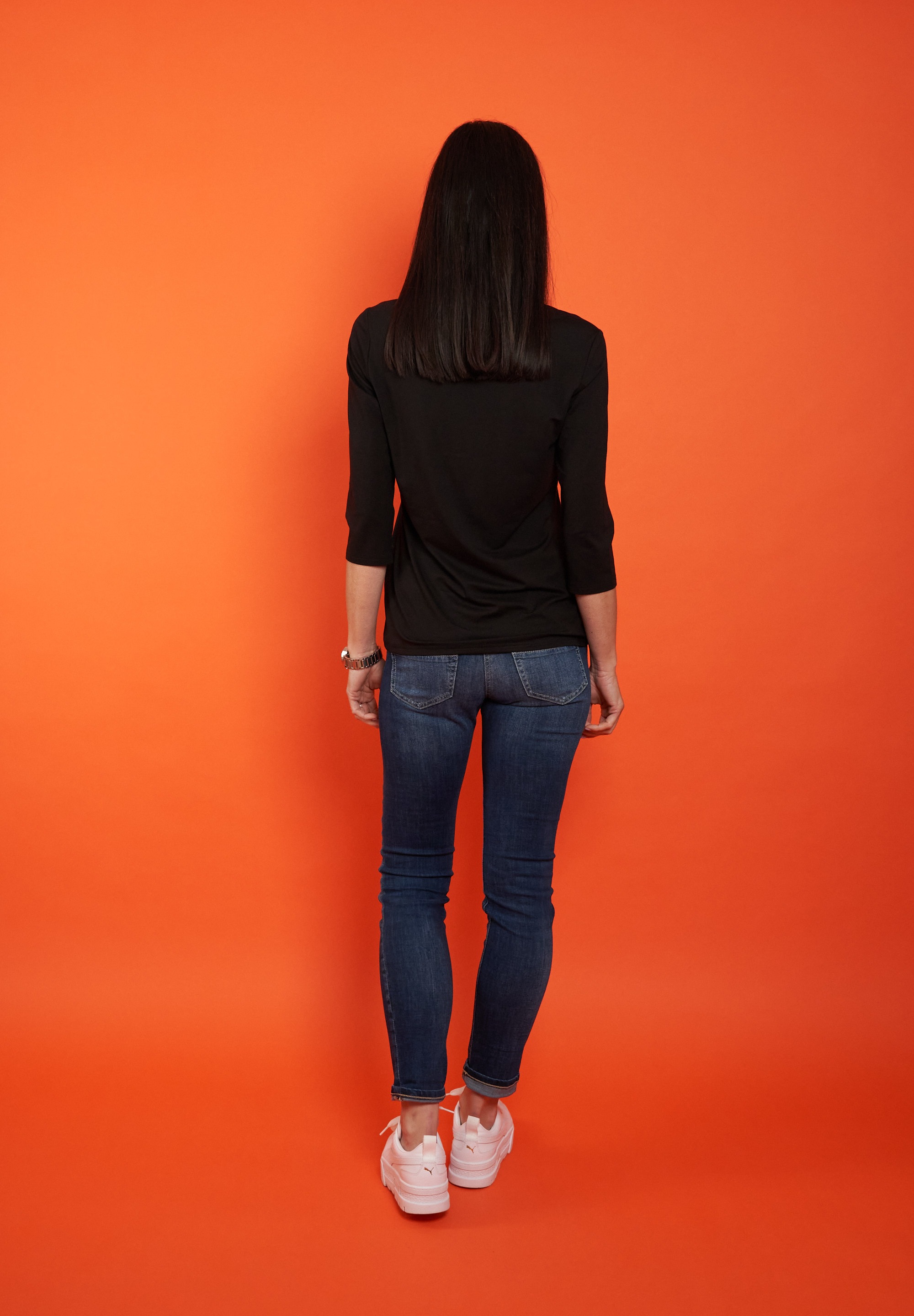 Thumbnail - Seidel Moden 3/4-Arm-Shirt, mit Raff-Detail vorne - MADE IN GERMANY