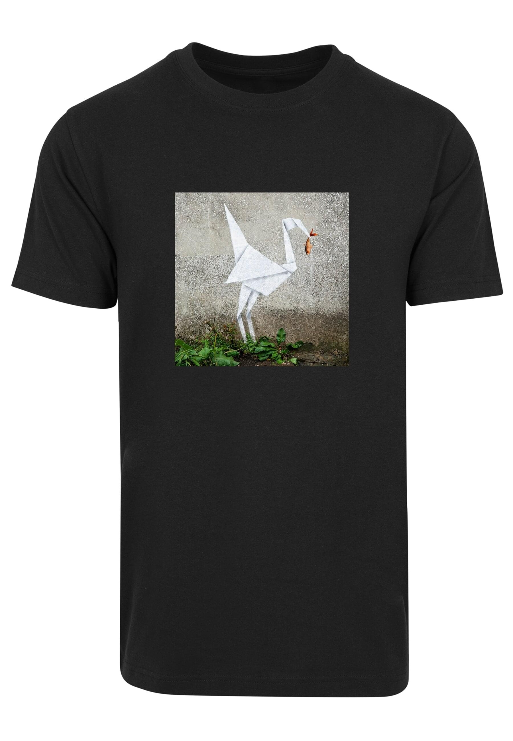 Merchcode Marškinėliai » Herren Origami Bird T-S...