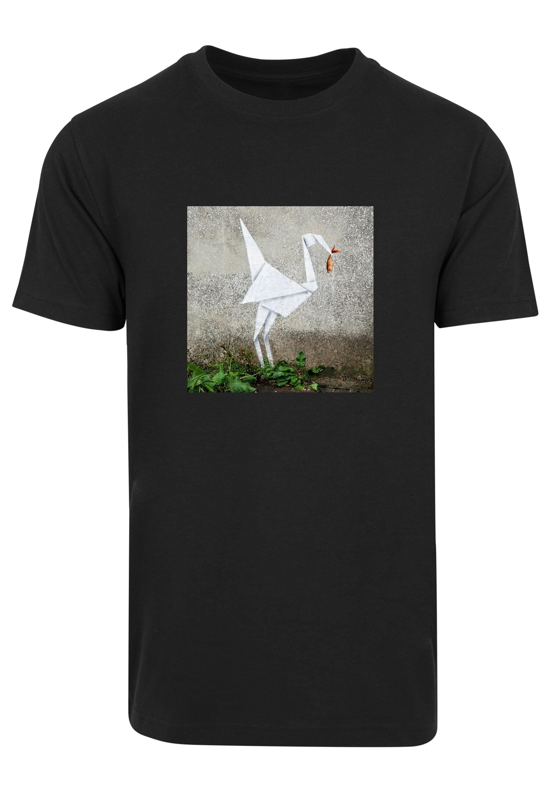 Merchcode T-Shirt "Merchcode Herren Origami Bird T-Shirt" 1 Stk. tlg. günstig online kaufen