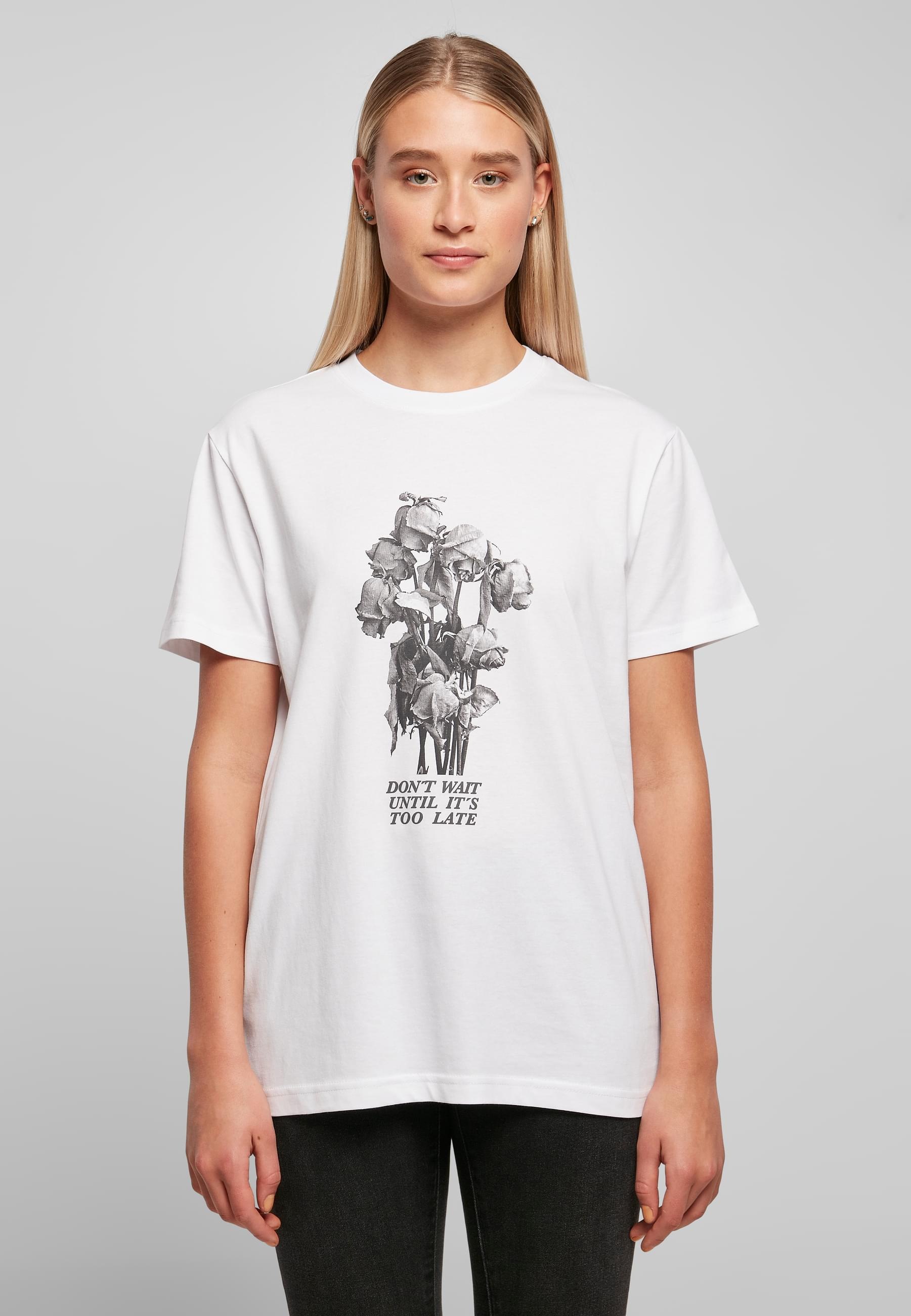 MisterTee T-Shirt »MisterTee Herren Don´t Wait Rose Tee«, (1 tlg.)