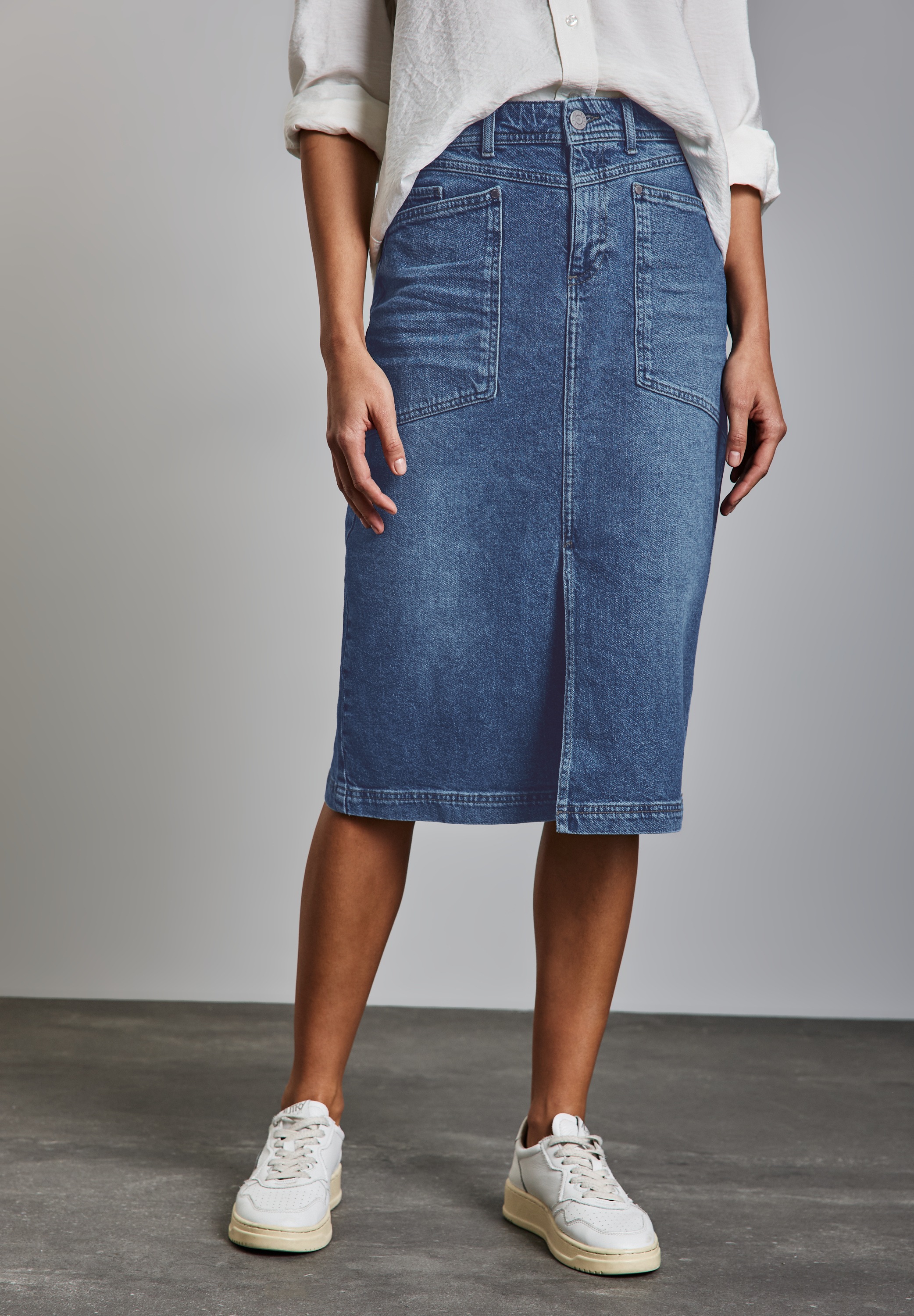 STREET ONE Jeansrock, 5-Pocket-Style