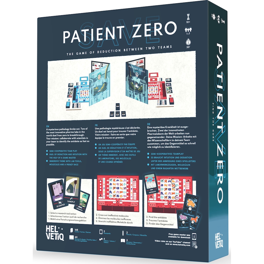 Helvetiq Spiel »Save Patient Zero«