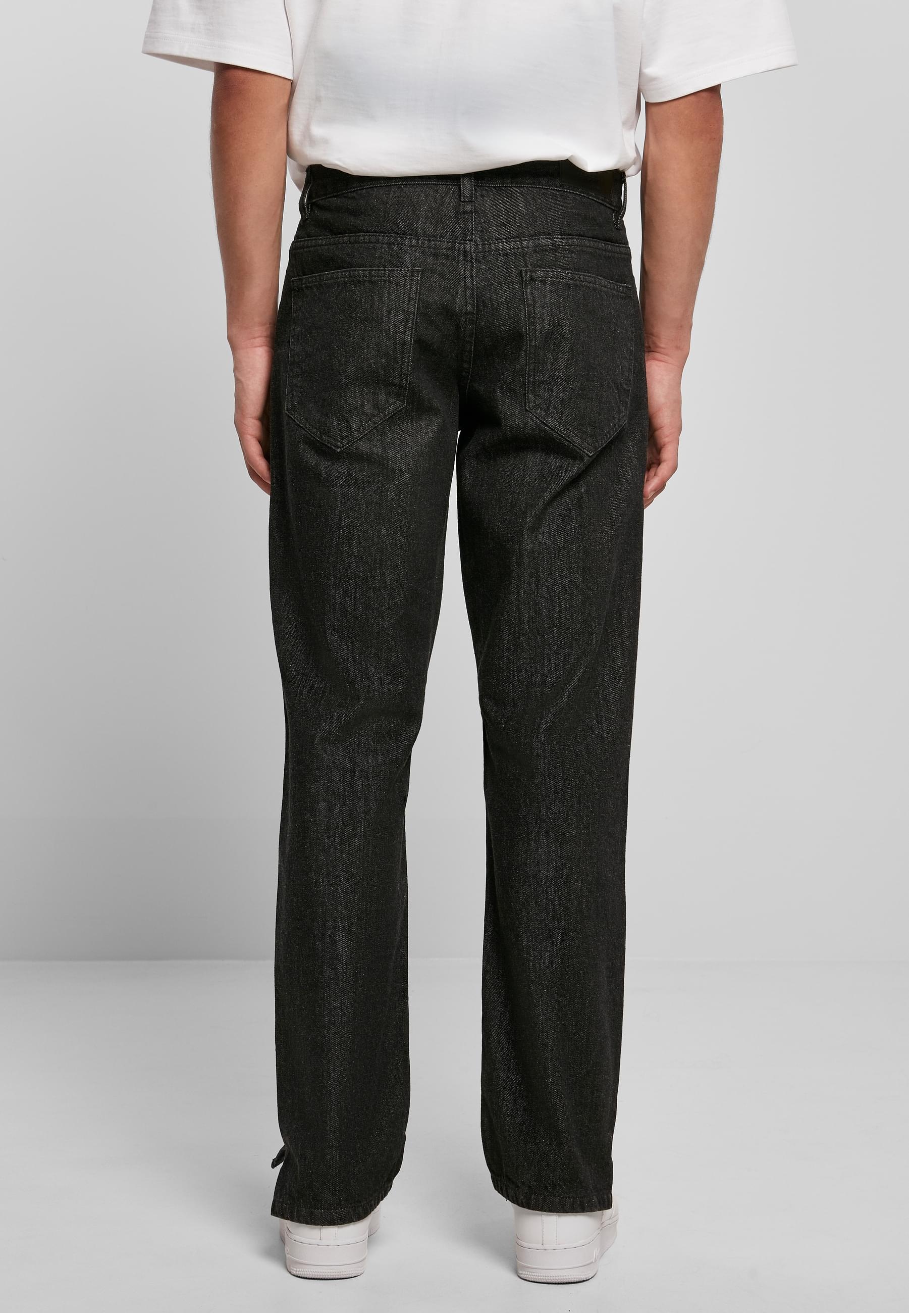 URBAN CLASSICS Bequeme Jeans »Urban Classics Herren Straight Slit Jeans«, (1 tlg.)