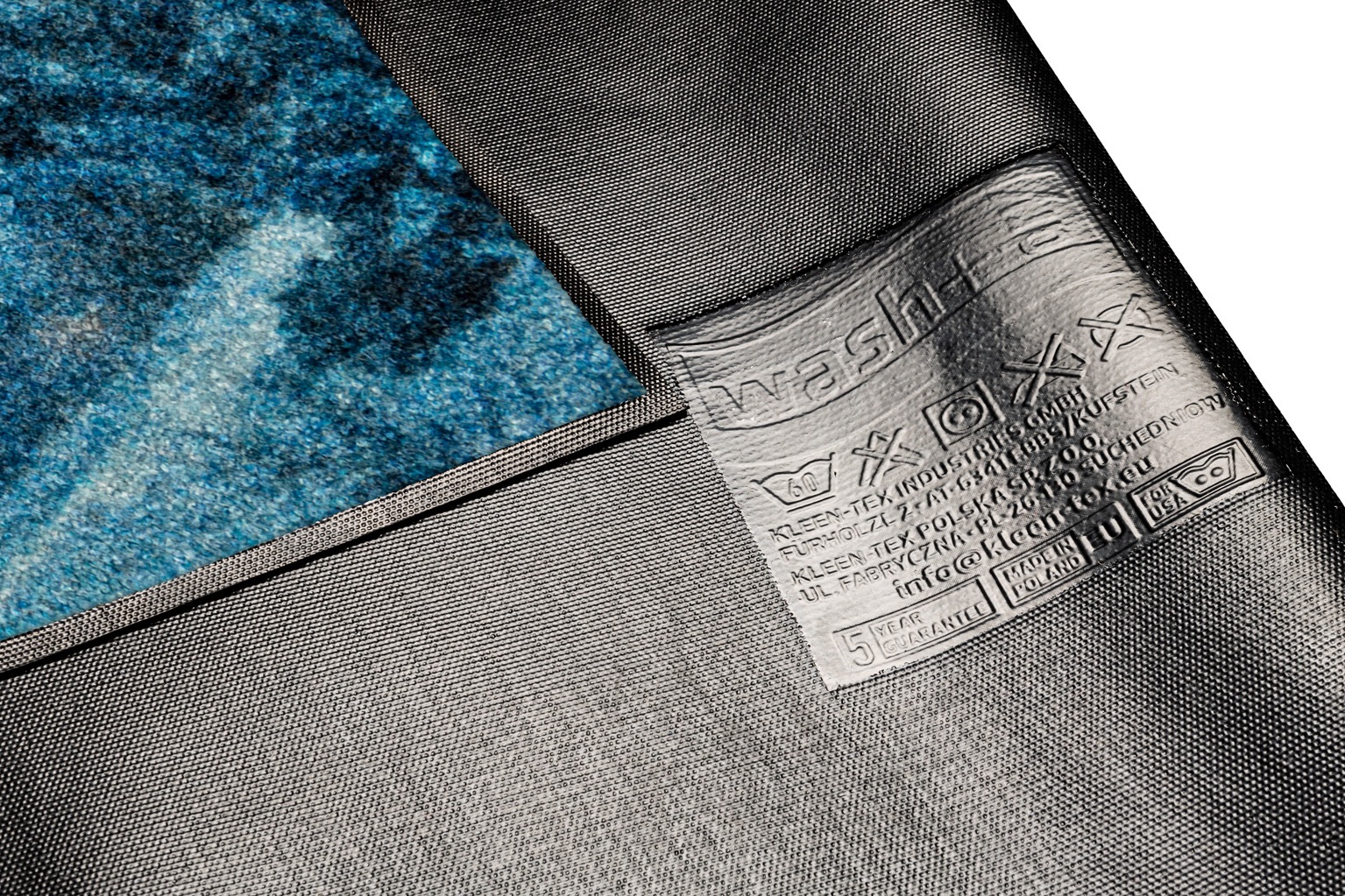 wash+dry by Kleen-Tex Fußmatte »Snow Express« rechteckig 7 mm Höhe waschbar und trocknergeeignet