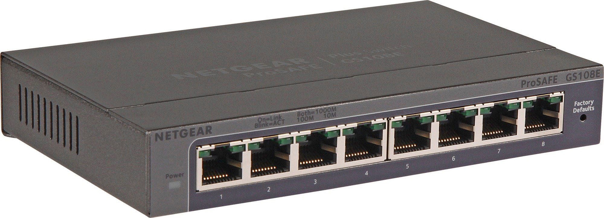 NETGEAR Netzwerk-Switch »GS108E«, (1 St.)