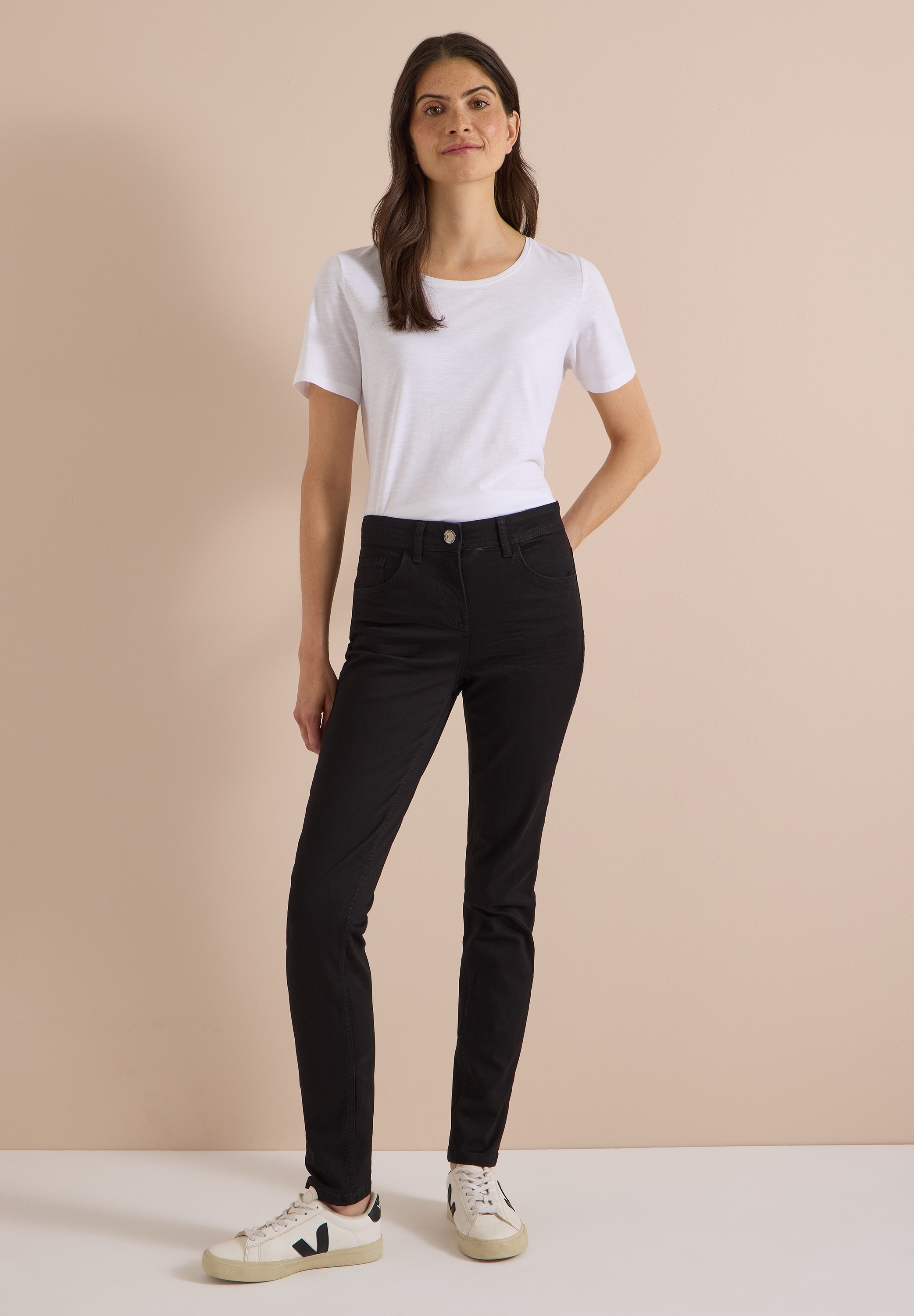 Cecil Slim-fit-Jeans High Waist