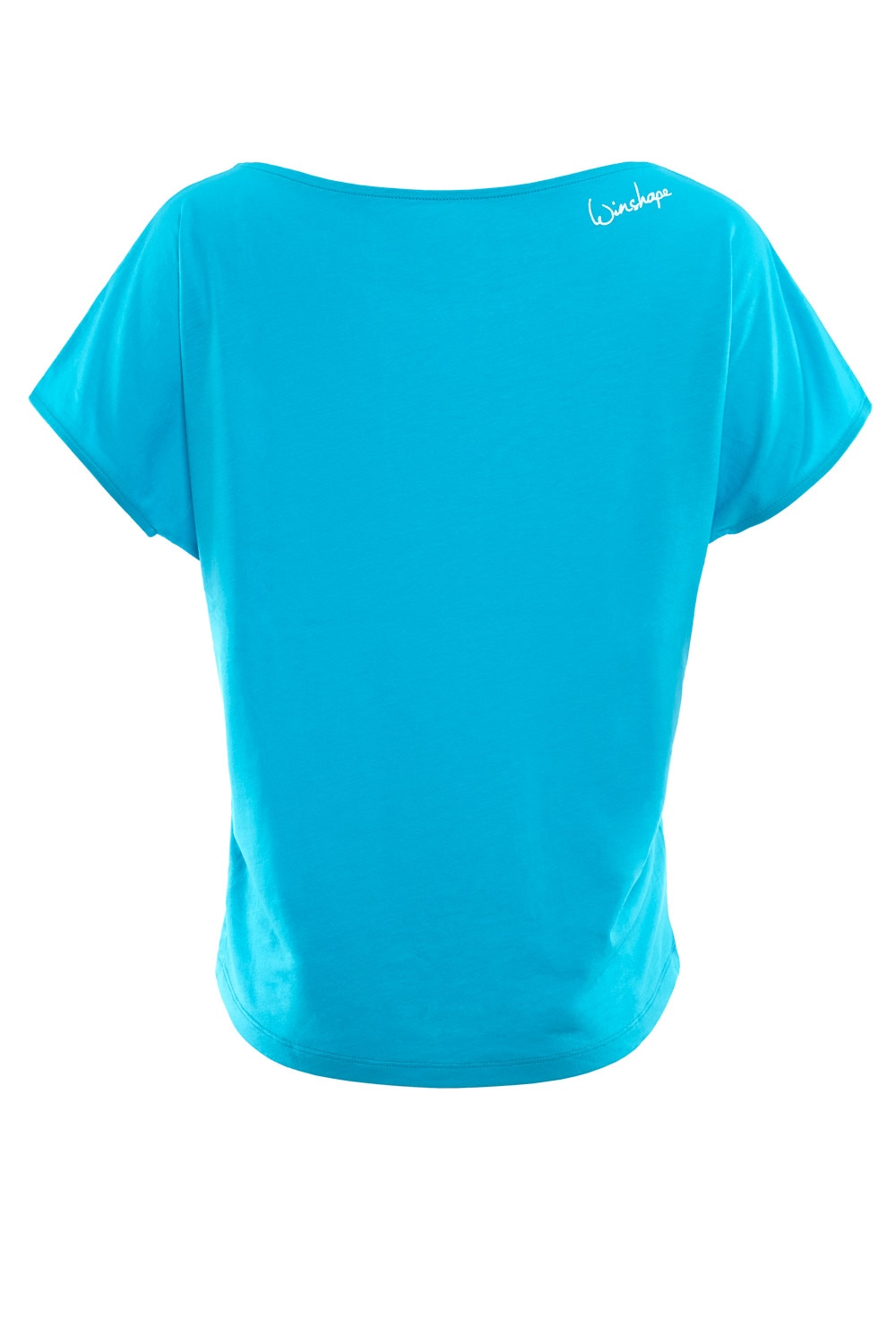 Einkaufszentrum Winshape Oversize-Shirt ultra »MCT002 leicht«, online weißem BAUR | bestellen Glitzer-Aufdruck mit