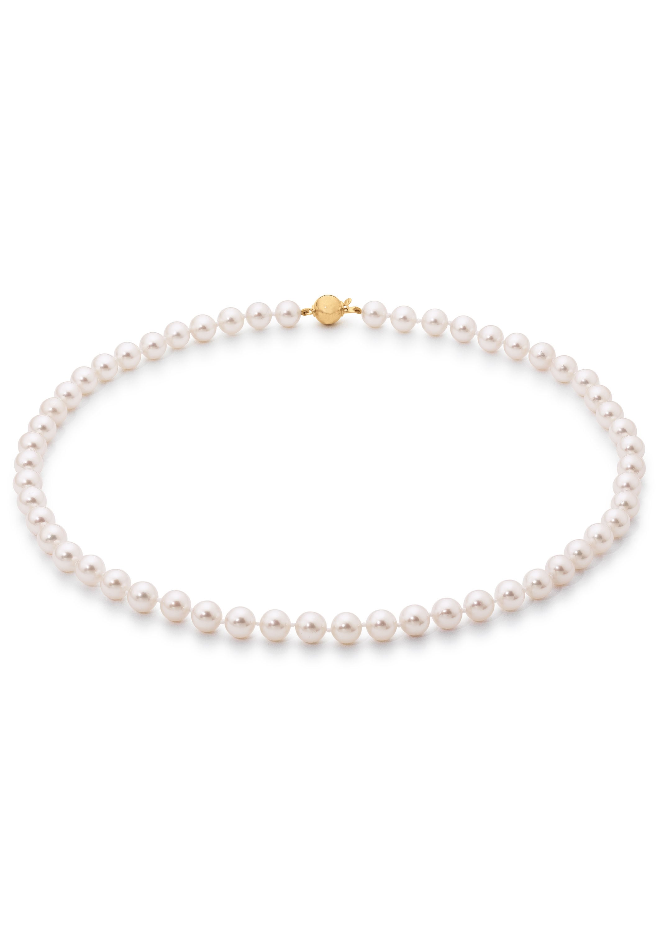 Perlenkette »Schmuck Geschenk Gold 585 Halsschmuck Halskette Perle«, Made in Germany -...
