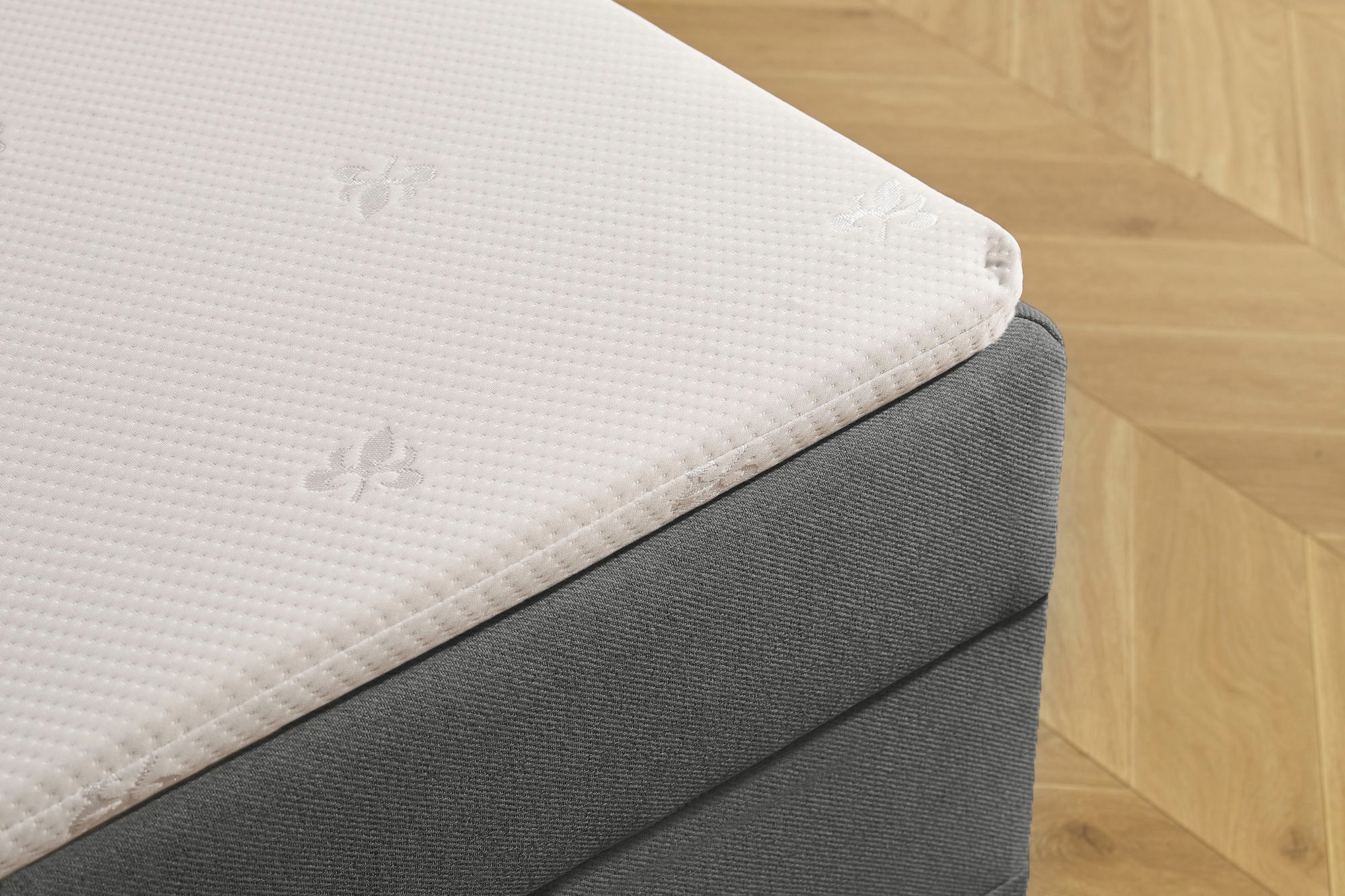 INOSIGN Boxbett »Fillmore inkl. Bettkasten, Liegefläche 180x200 cm, in Boxspring-Optik«, inkl. Topper, erhältlich in verschiedenen Farben