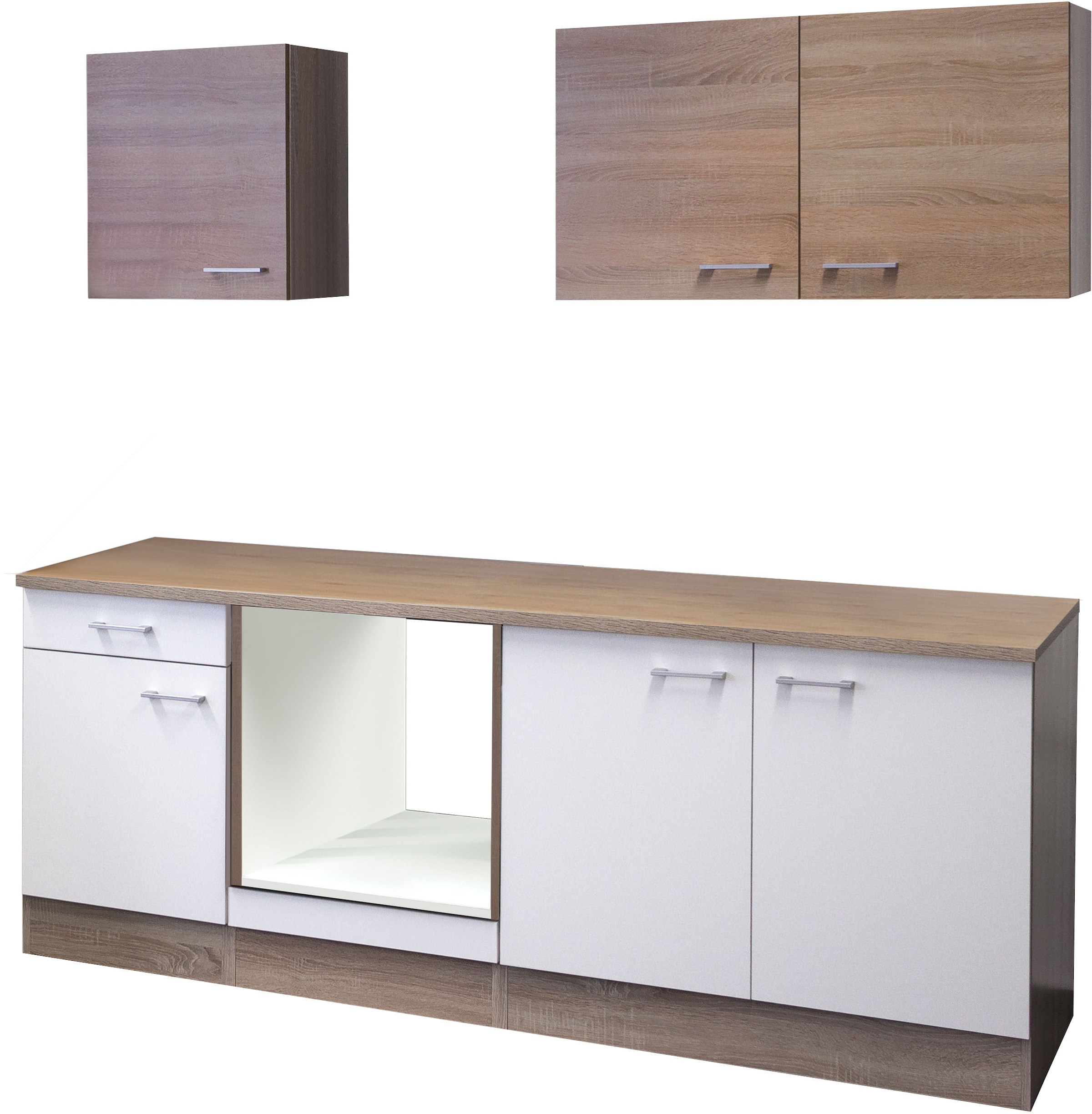 Flex-Well Küchenzeile, (L-210-1606-000-SAMOA), Gesamtbreite 210 cm günstig online kaufen