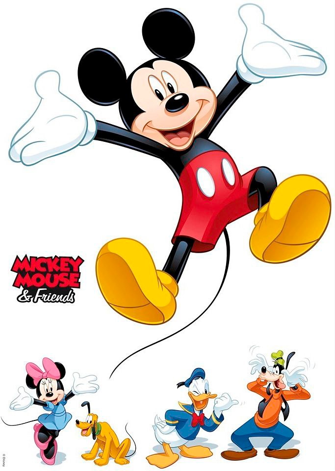 Komar Wandtattoo »Mickey and Friends« (5 St....