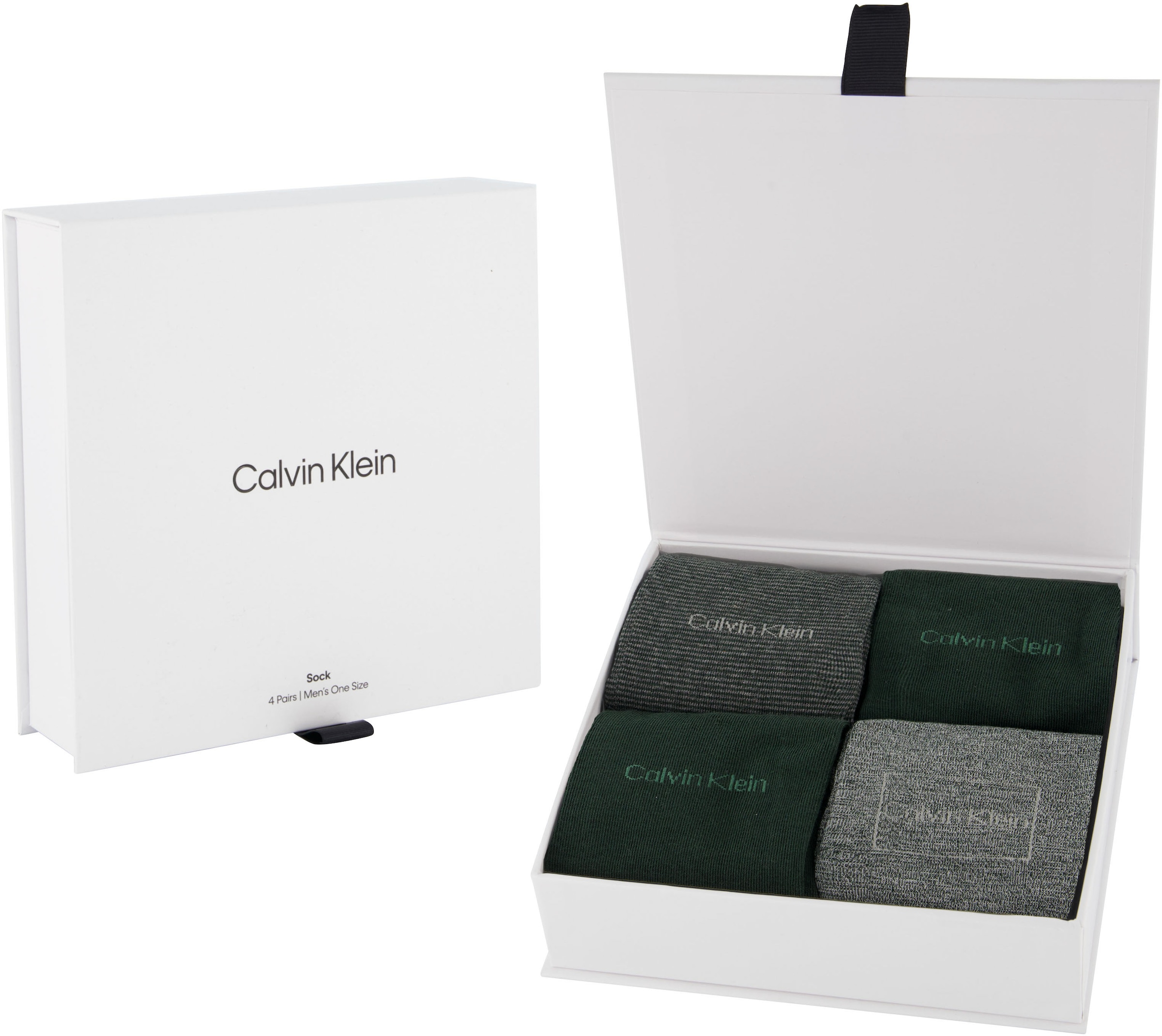 Calvin Klein Socken, (4 Paar), mit toller Geschenkbox