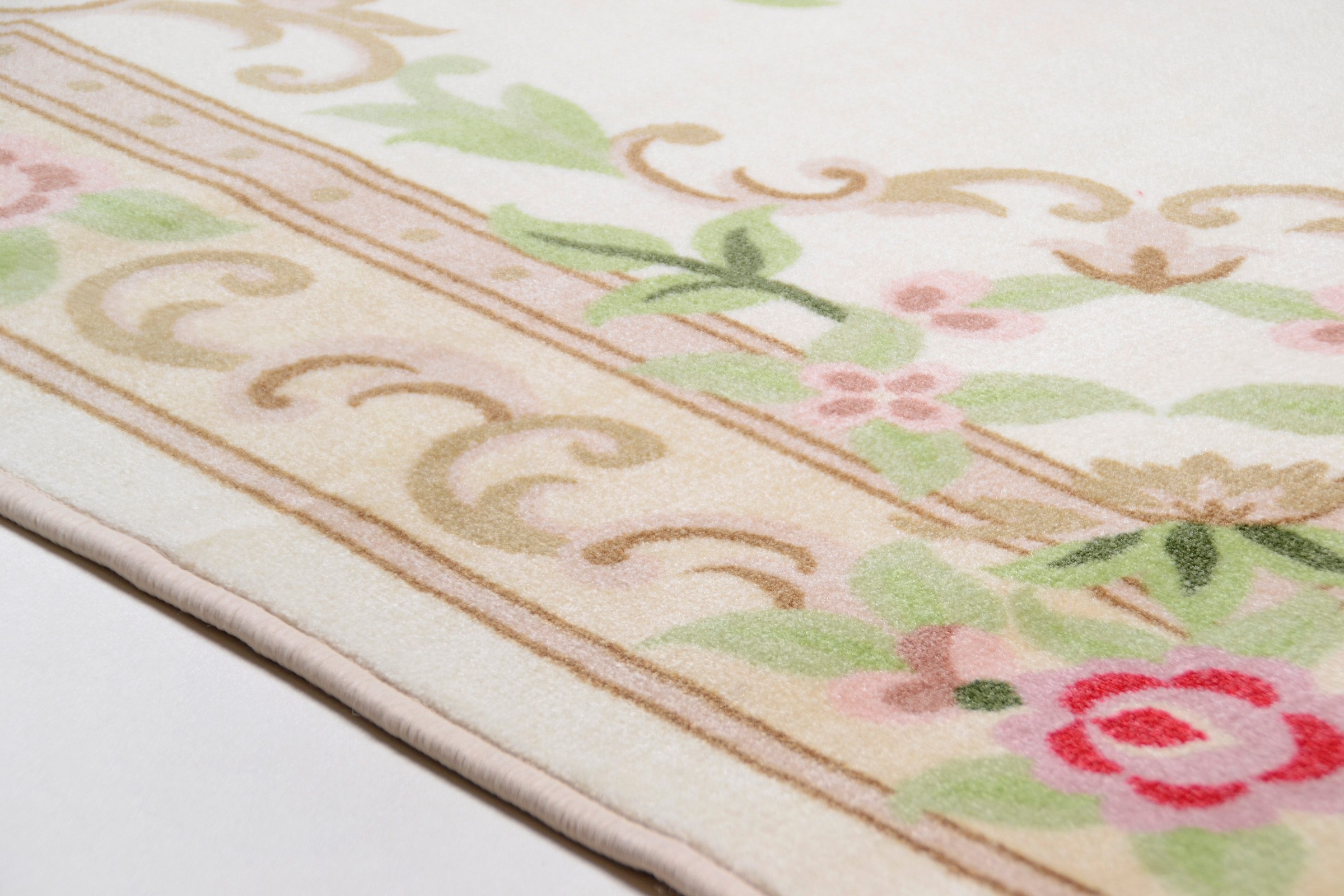 THEKO Teppich »Sydney 1000«, rechteckig, 10 mm Höhe, Kurzflor, florales Design, Orient-Optik, Wohnzimmer
