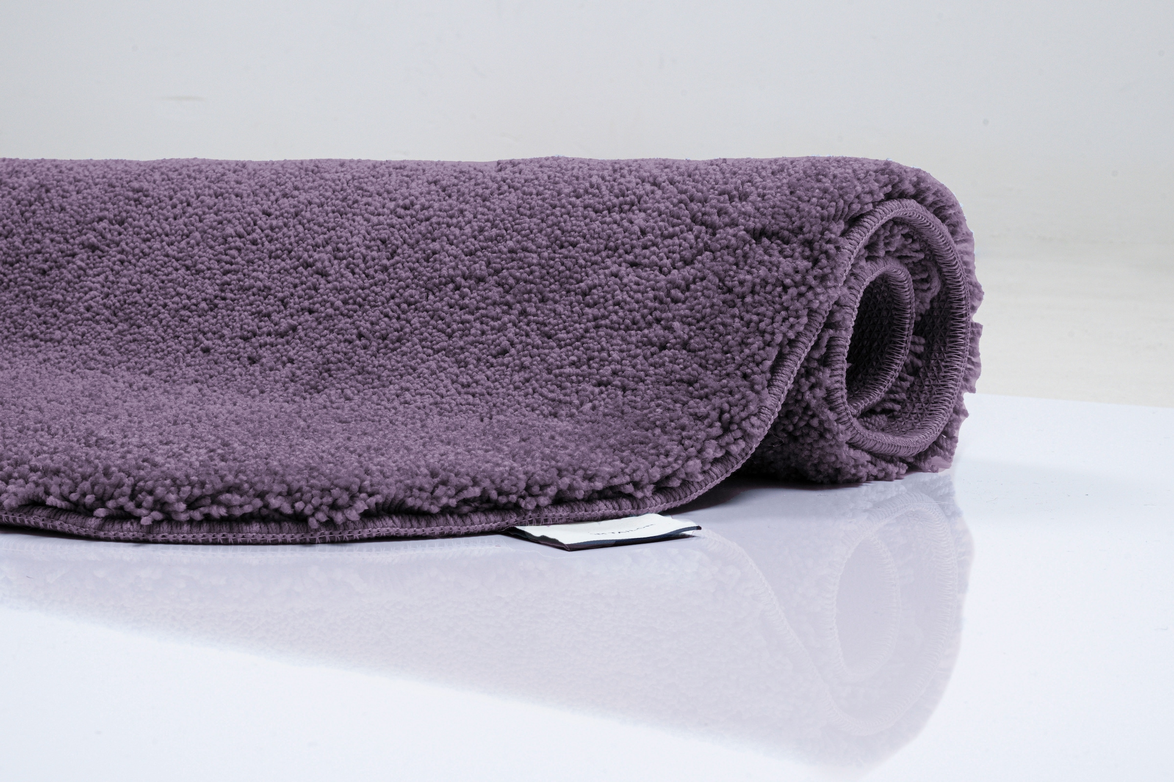 TOM TAILOR HOME Badematte »Cozy Bath UNI«, rutschhemmend beschichtet, fußbodenheizungsgeeignet, Badteppich, Uni Farben, rechteckig, rund und oval erhältlich
