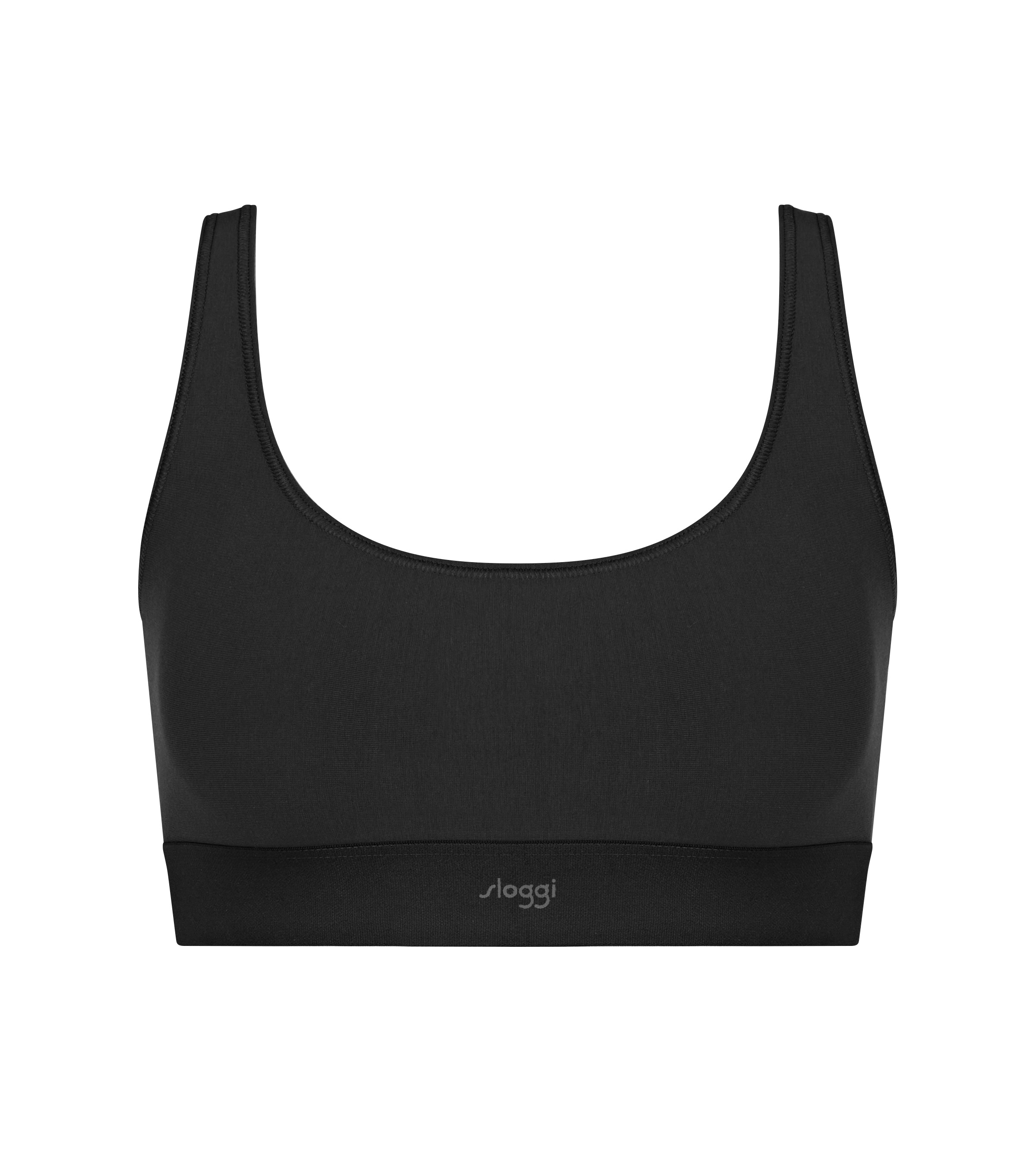 sloggi Bustier »EVER Ease« temperaturausgleichend, Baumwolle, U-Ausschnitt, atmungsaktiv