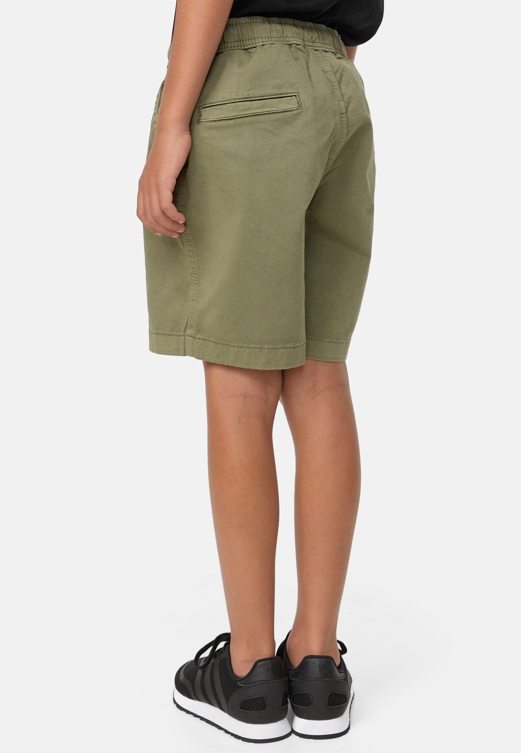 URBAN CLASSICS Stoffhose »Urban Classics Herren Boys Strech Twill Joggshorts«, (1 tlg.)