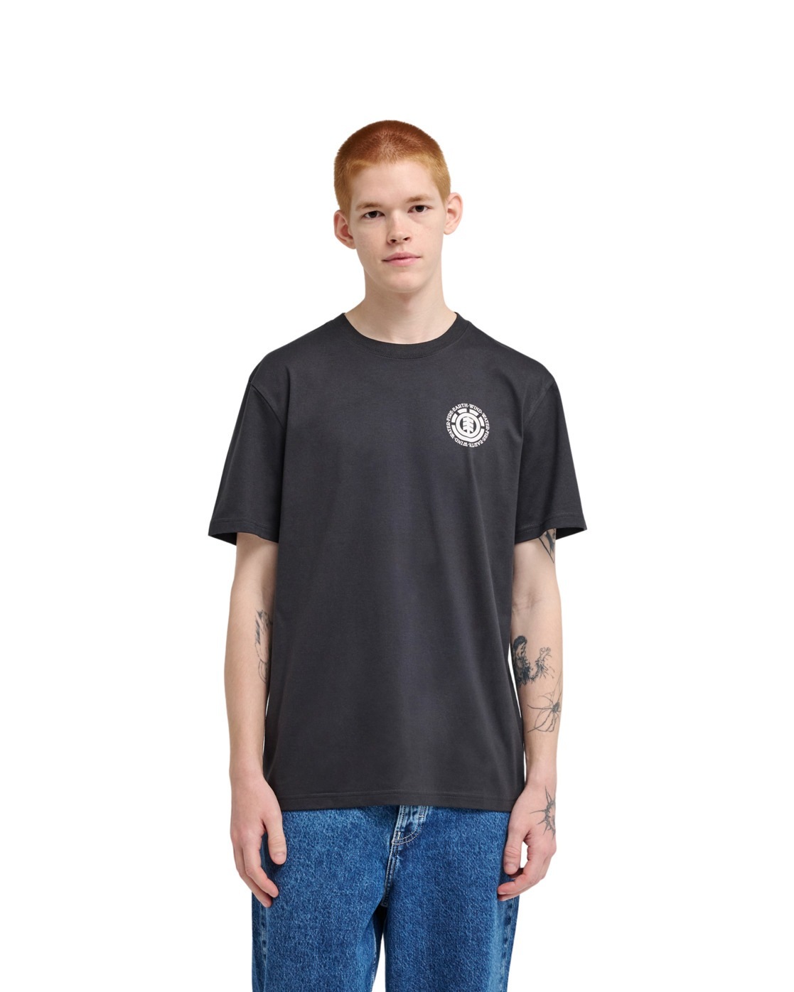 Element T-shirt à Manches Courtes Seal Bp Off Black XS Homme
