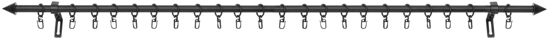LICHTBLICK ORIGINAL Gardinenstange "Kegel" Ø 16 mm 1 läufig-läufig Fixmaß günstig online kaufen