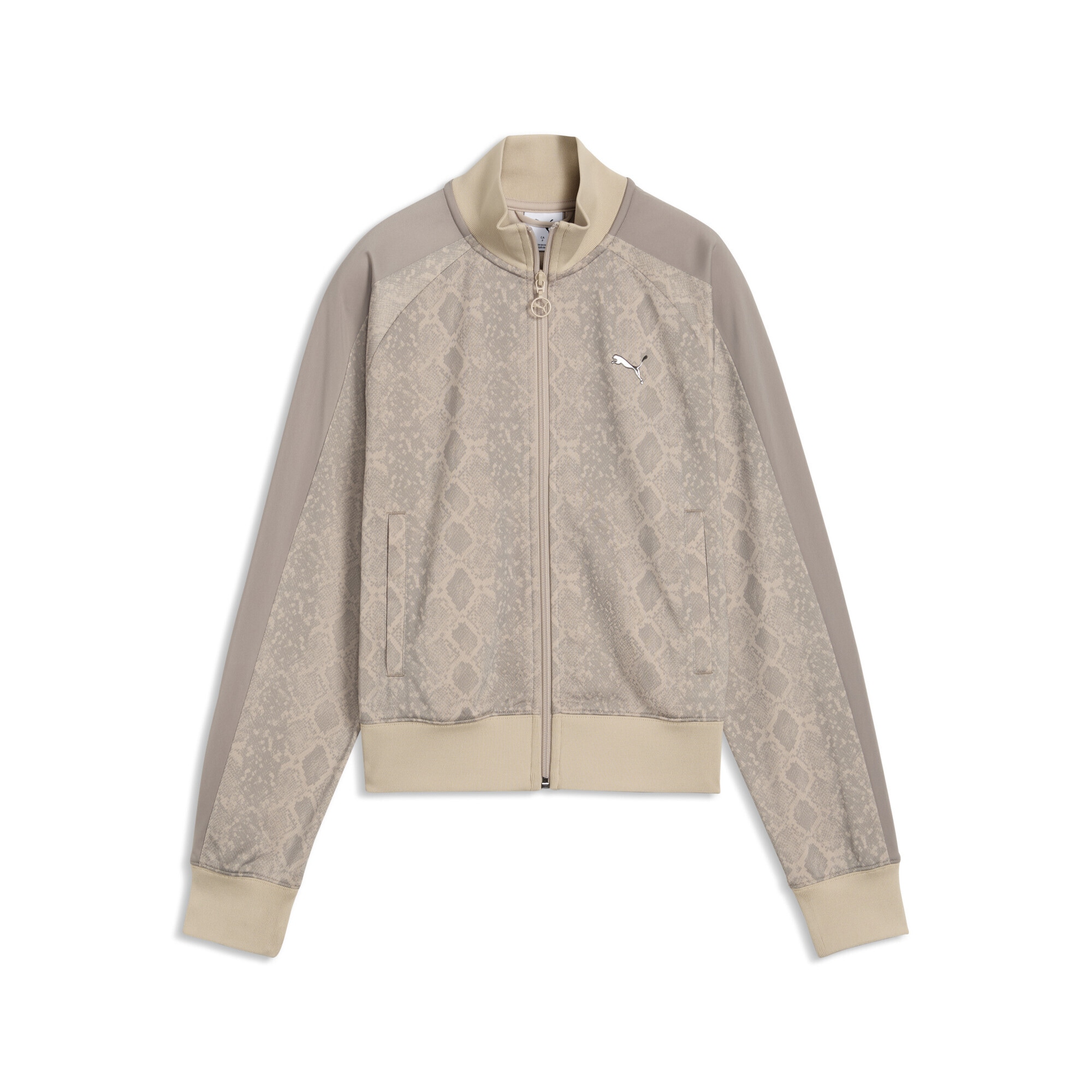 PUMA "T7 Snake Print Short Trainingsjacke Damen"