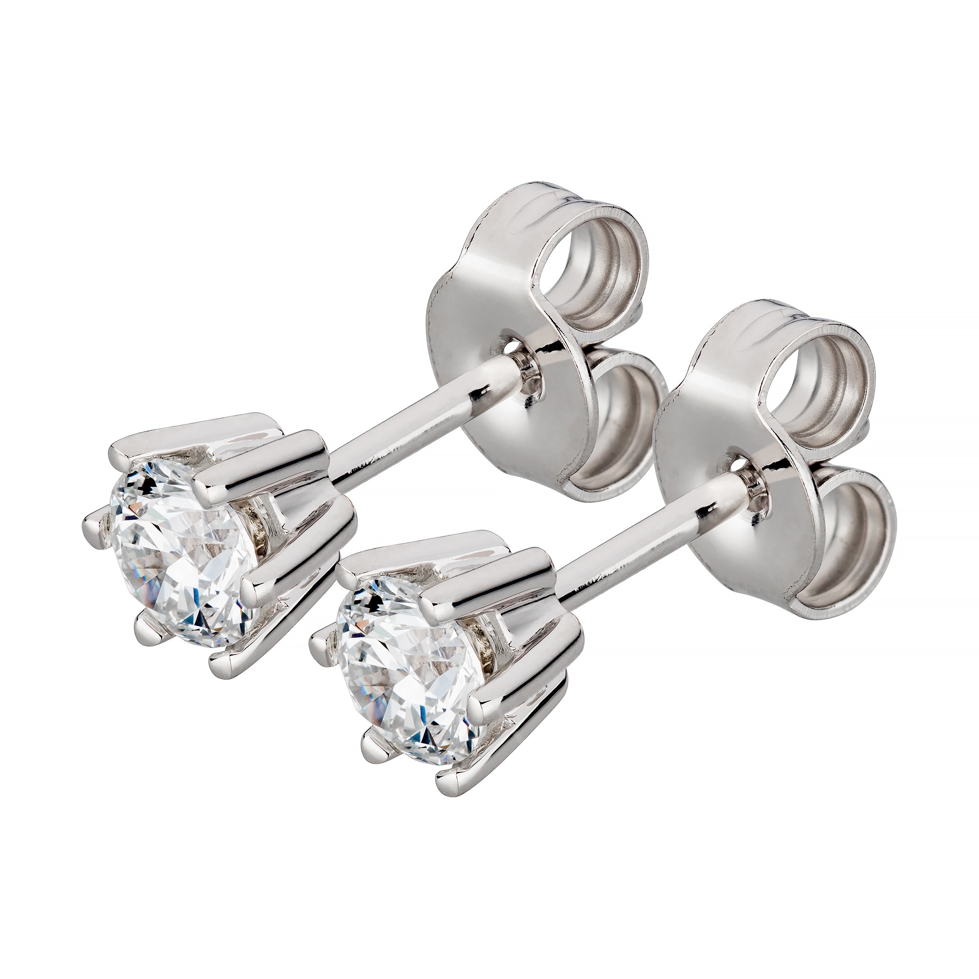 Orolino Paar Ohrstecker »Gold 750 mit 2x Brillant zus. 0,50 ct.«