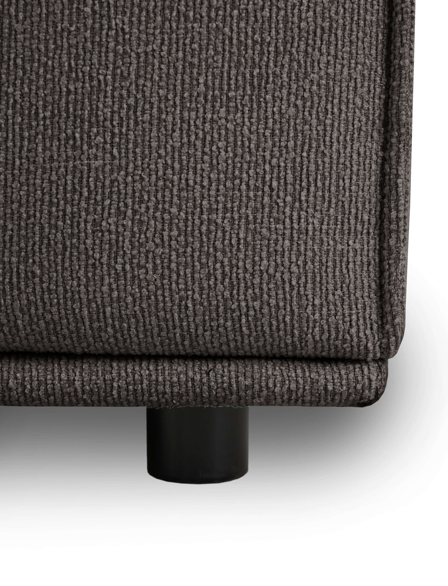 Home affaire Loveseat »Avelin, 1.5 Sitzer, 140 cm, Chenille, Struktur-Boucle«, mit Wellenunterfederung, Kedernaht, bodentief, Skandi-Design