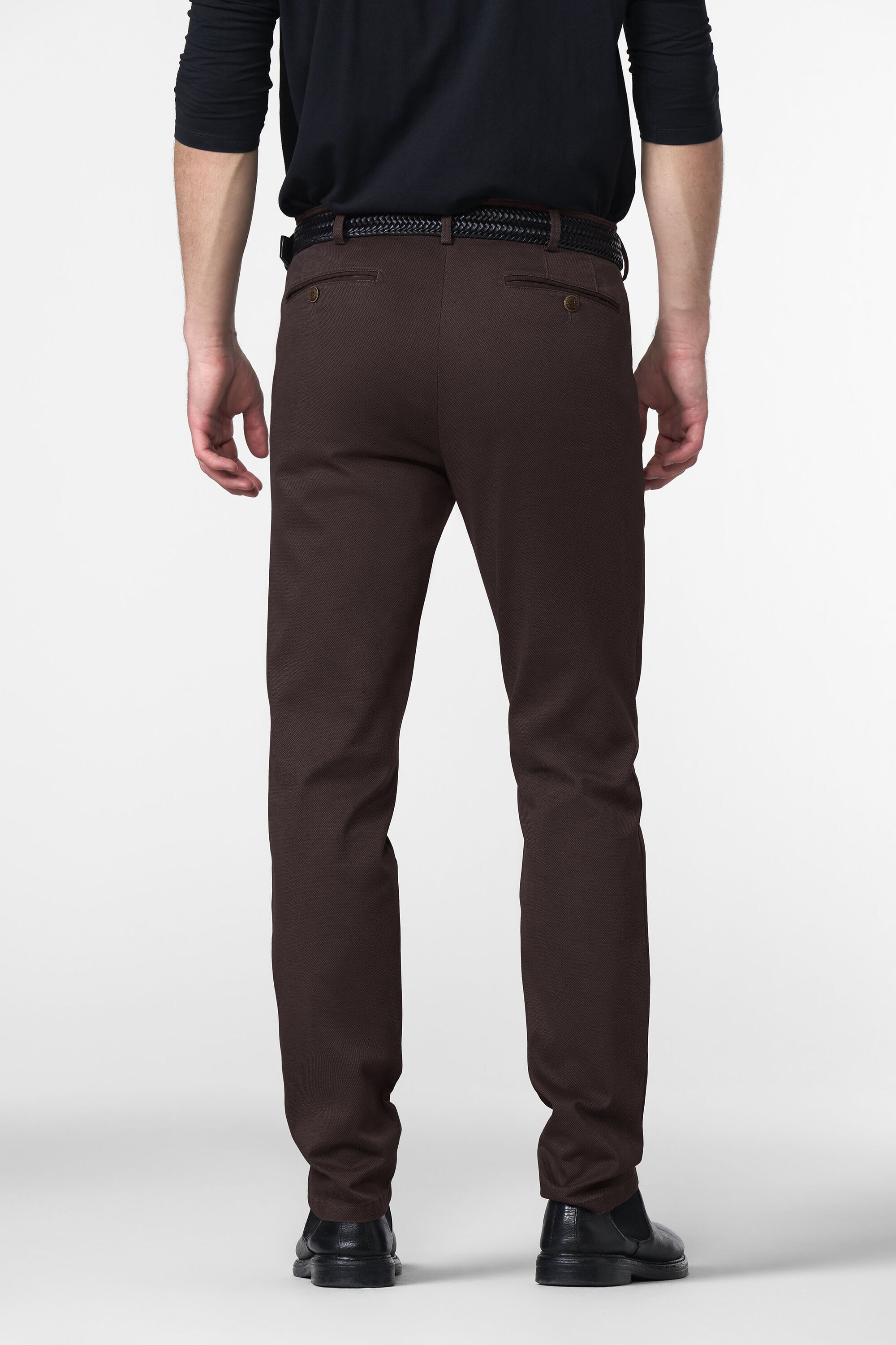 MEYER Chinos »BONN«, mit Micro Print