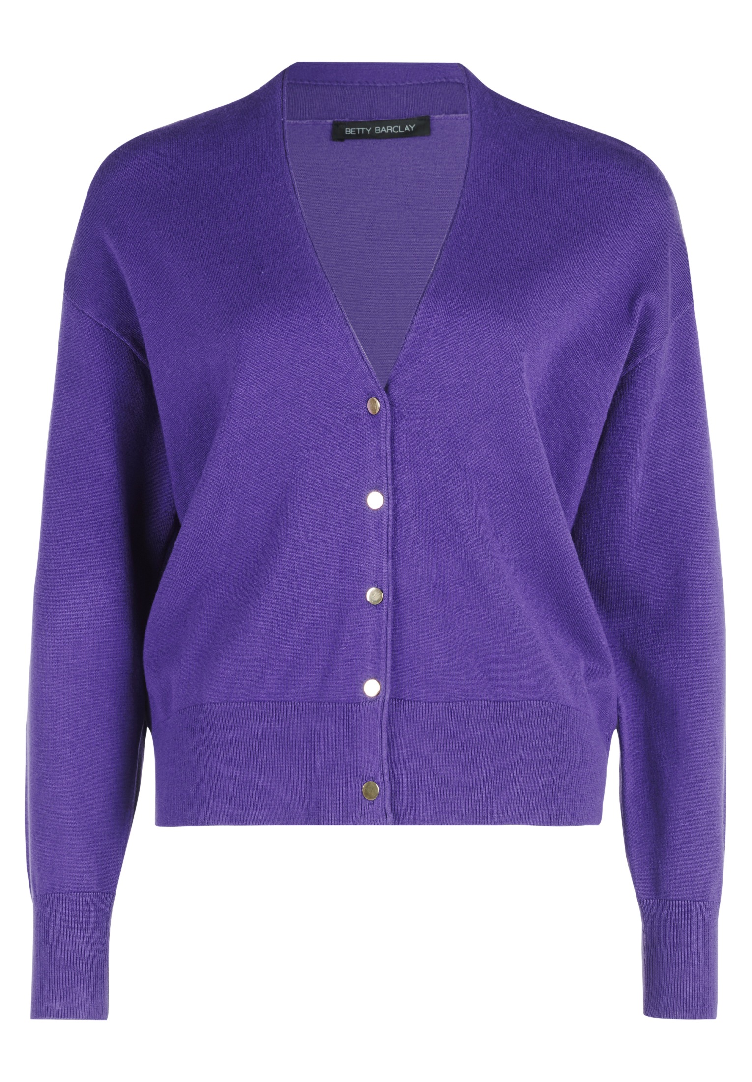 Betty Barclay Strickjacke »Betty Barclay Feinstrickjacke mit V-Ausschnitt«, Knöpfe