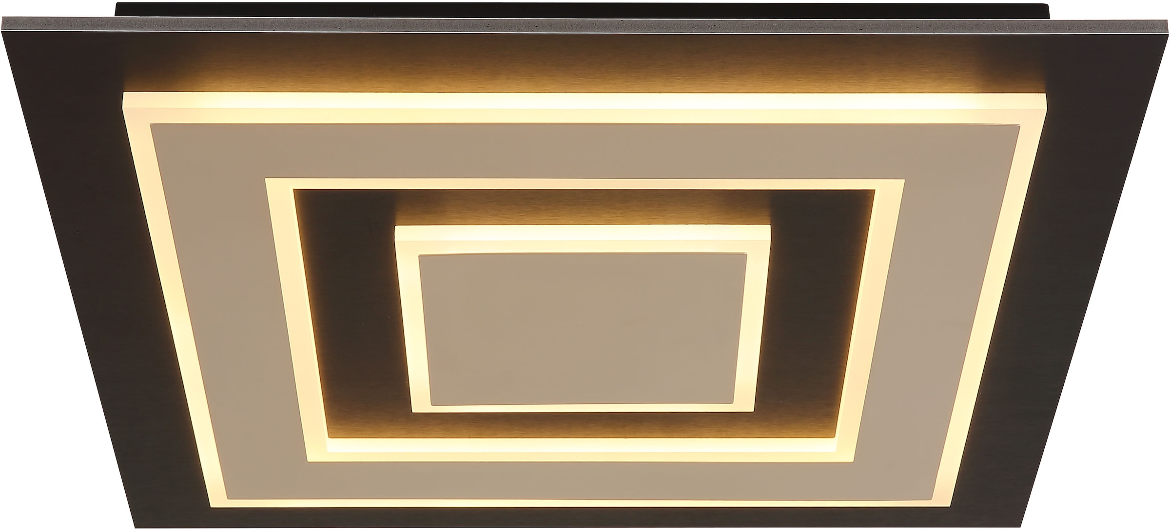 GLOBO LIGHTING LED Deckenleuchte »JAYDEN«, Leuchtmittel LED-Modul | LED fest integriert, Deckenlampe/quadratisch/Wohnzimmer/Schlafzimmer/elegant