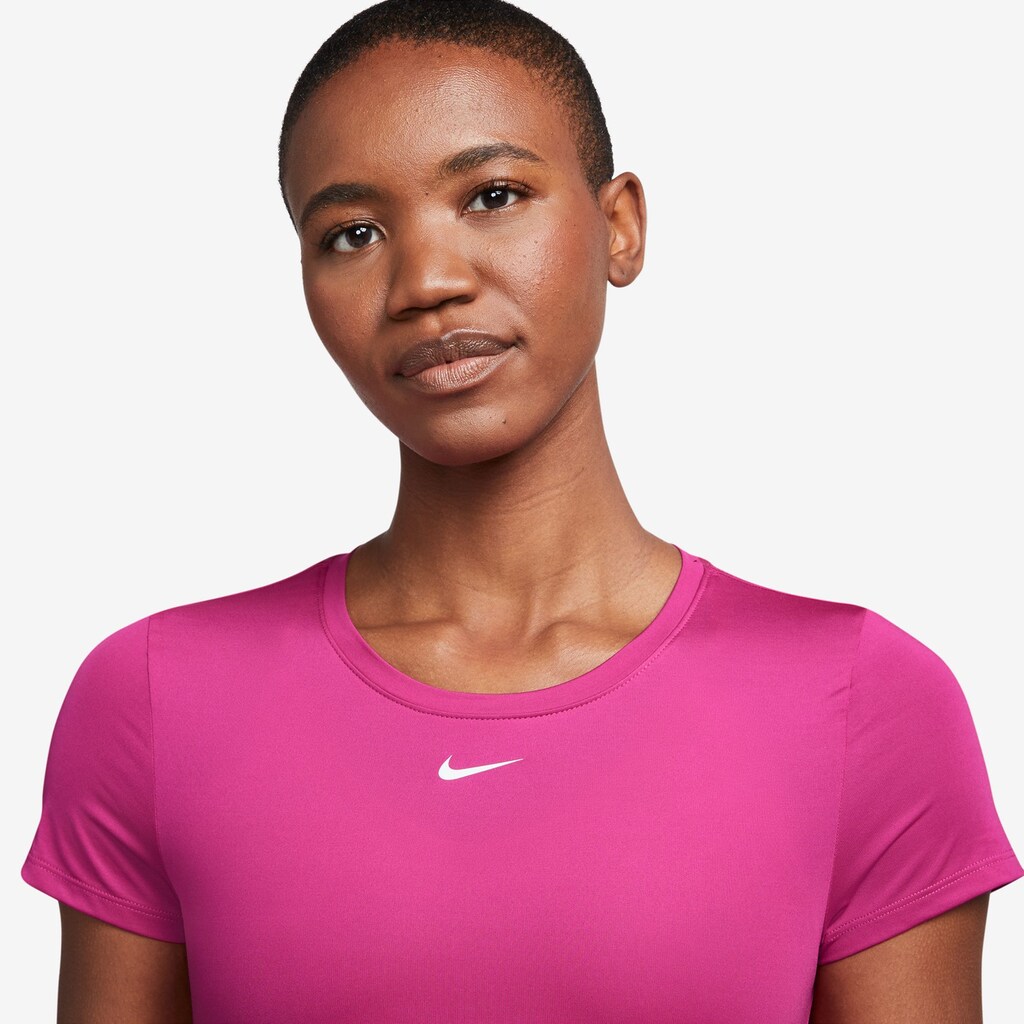 Nike Trainingsshirt »DRI-FIT ONE WOMEN'S SLIM FIT SHORT-SLEEVE TOP«