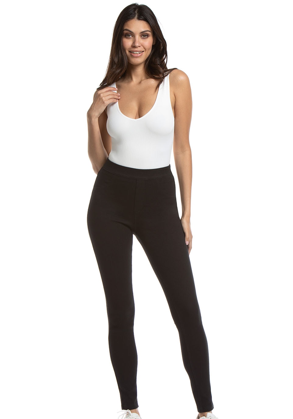 Magic Bodyfashion Jeggings "Shaping Leggings" Denim-Look, Elastisch, Gefüttert, Mittlerer Shape-Effekt