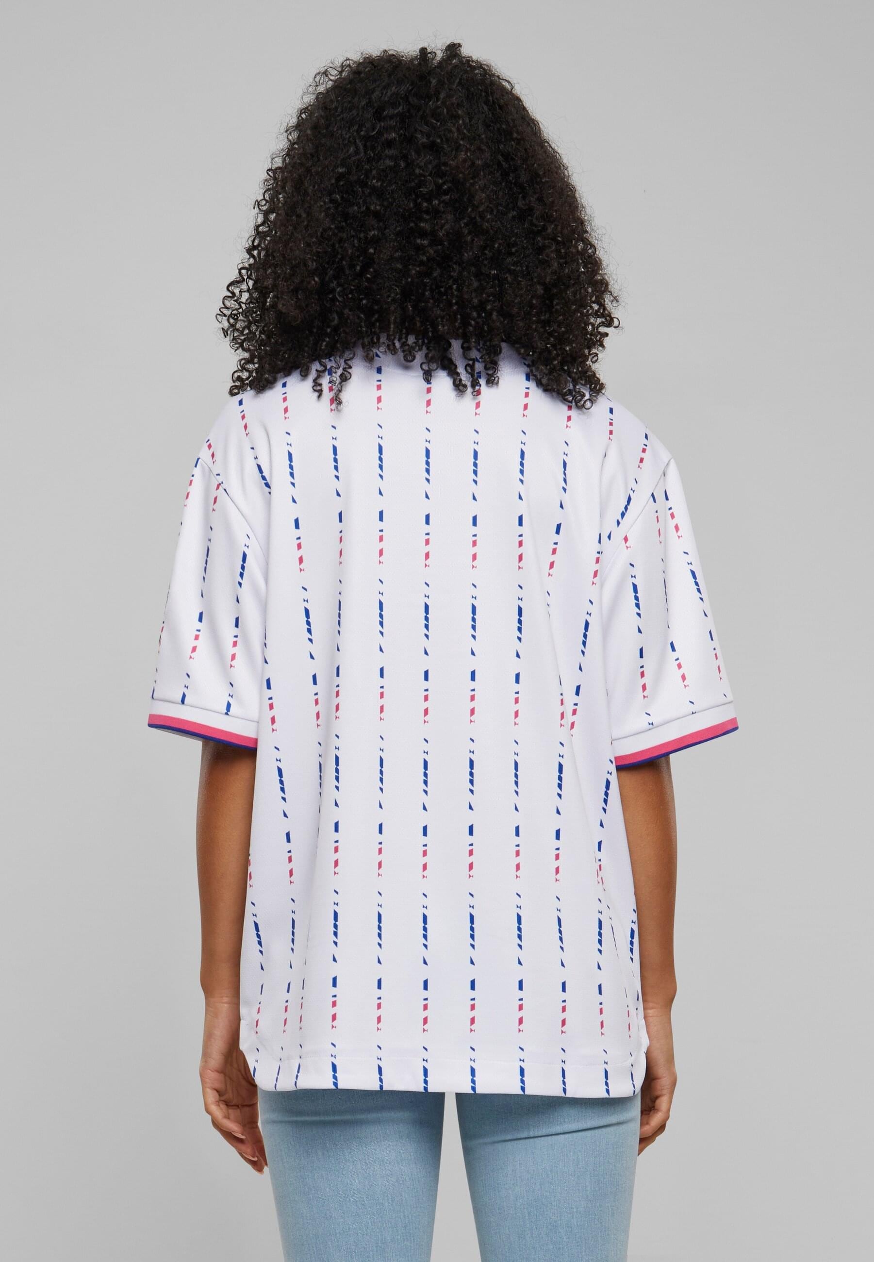 Fubu T-Shirt »Fubu Damen FW222-021-1 FUBU Varsity Stripe Baseball Jersey« 1 Stk. tlg.