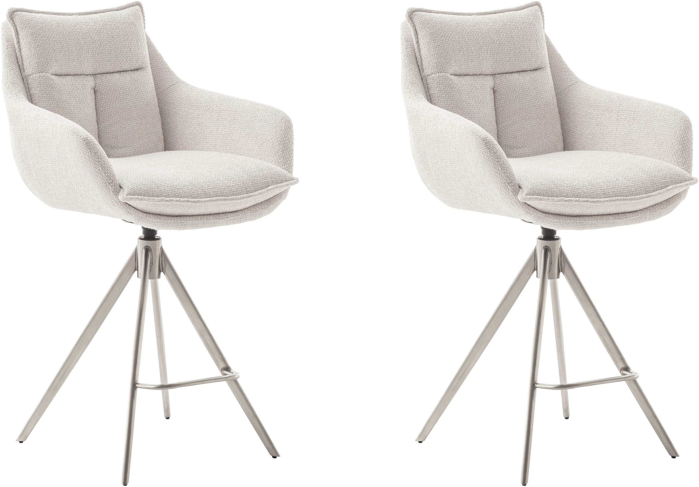 MCA furniture Bistrostuhl "Parker Tresenstuhl mit Armlehnen Tresenhocker" ( günstig online kaufen