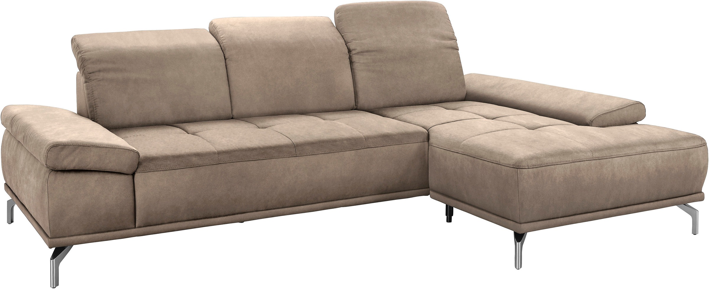 Home affaire Ecksofa "Caluna" Inkl.Sitztiefenverstellung, wahlweise mit Kop günstig online kaufen