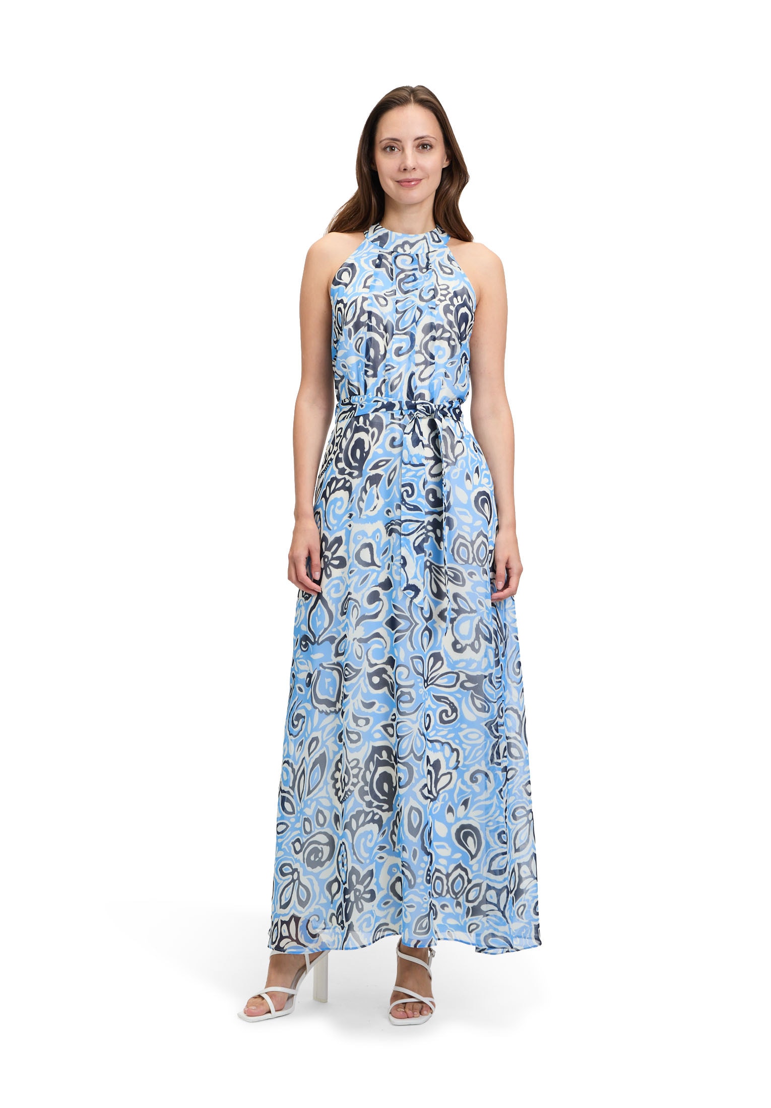 Betty&Co Chiffonkleid "Betty & Co Chiffonkleid ohne Arm", Nahtführung günstig online kaufen