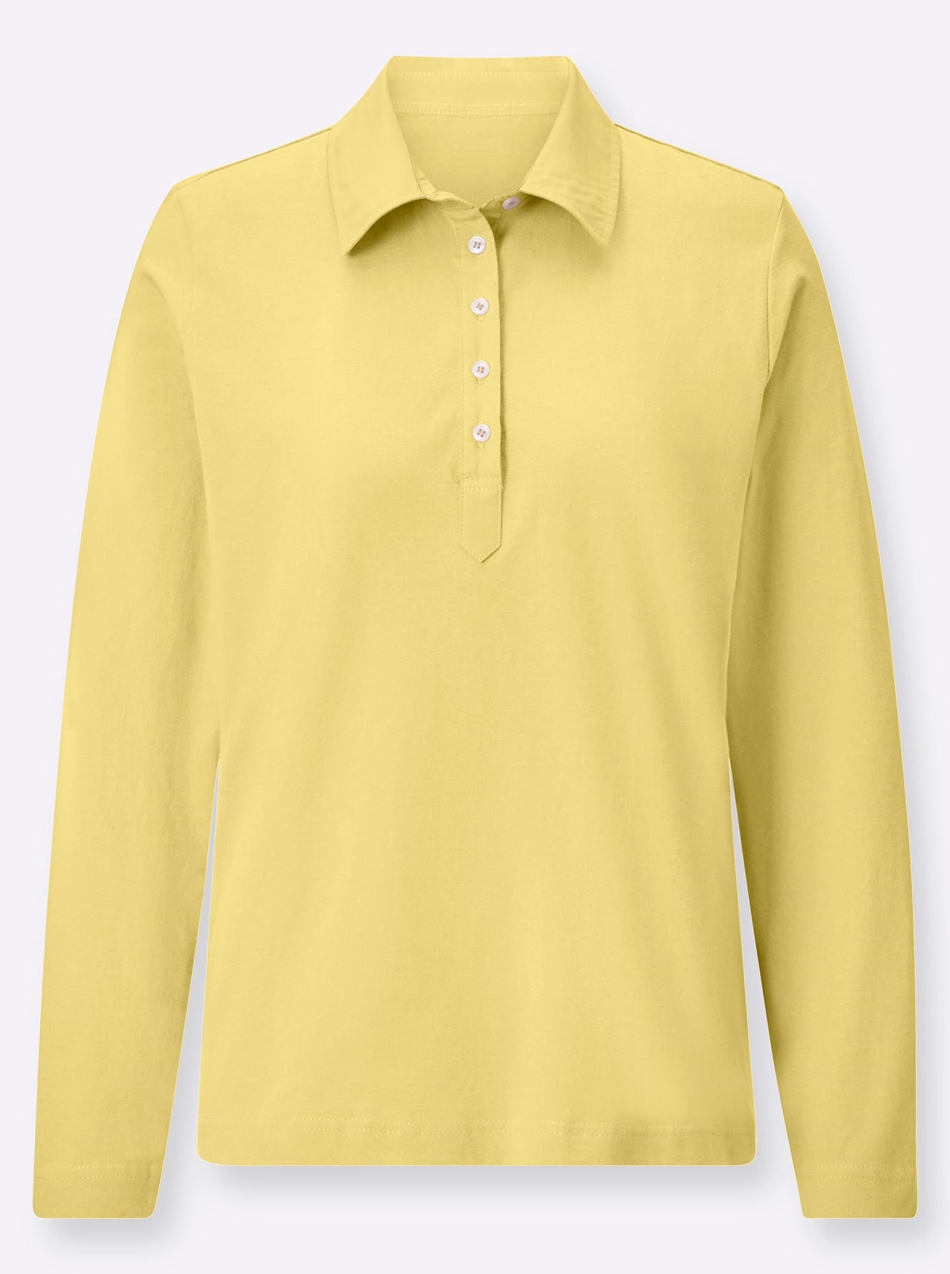 Casual Looks Langarm-Poloshirt »Poloshirt«, (1 tlg.)