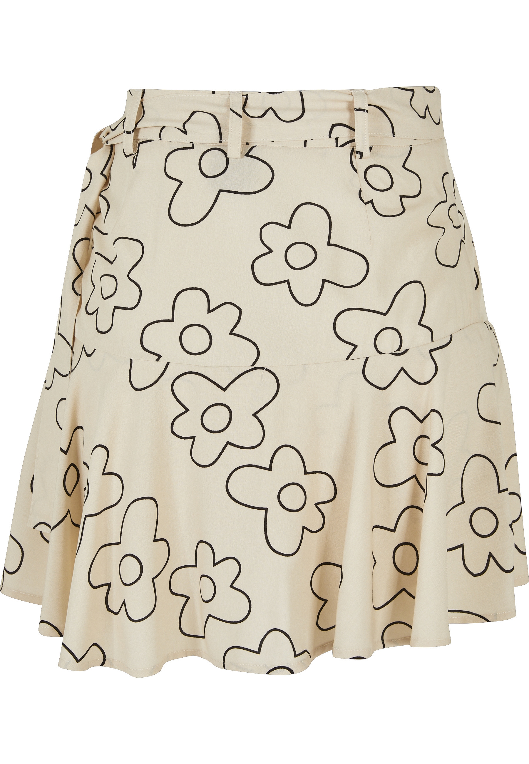 URBAN CLASSICS Jerseyrock »Urban Classics Damen Ladies Viscose Mini Skort« 1 Stk.