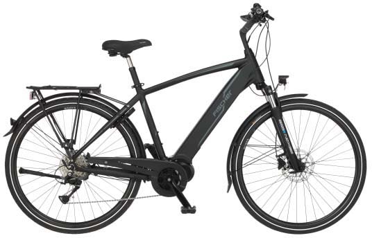 FISCHER Fahrrad E-Bike "VIATOR 4.1i Herren 504", 9 Gang, Pedelec, Elektrofahrrad für Herren