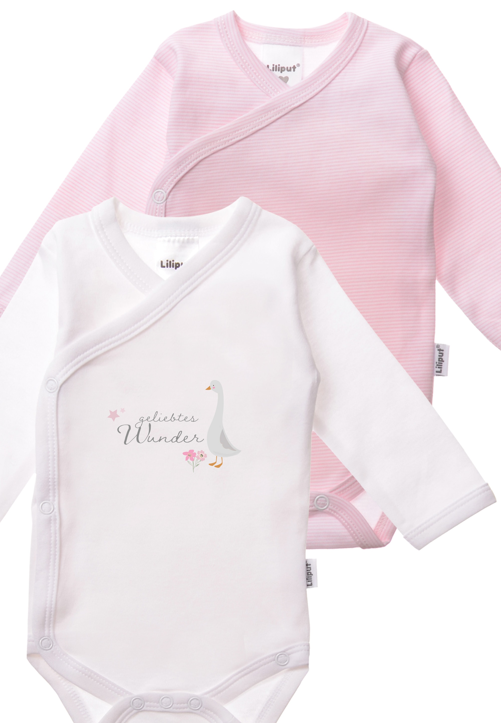 Liliput Wickelbody »Geliebtes Wunder«, mit niedlichem Print im 2er-Pack  online kaufen | BAUR